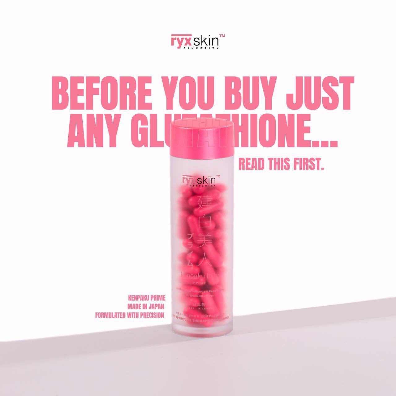 liposomal glutathione liver support evidence RYX Skin Kenpaku Bijin Prime – Glutathione & Collagen Supplement – Bini  Beauty main image 0