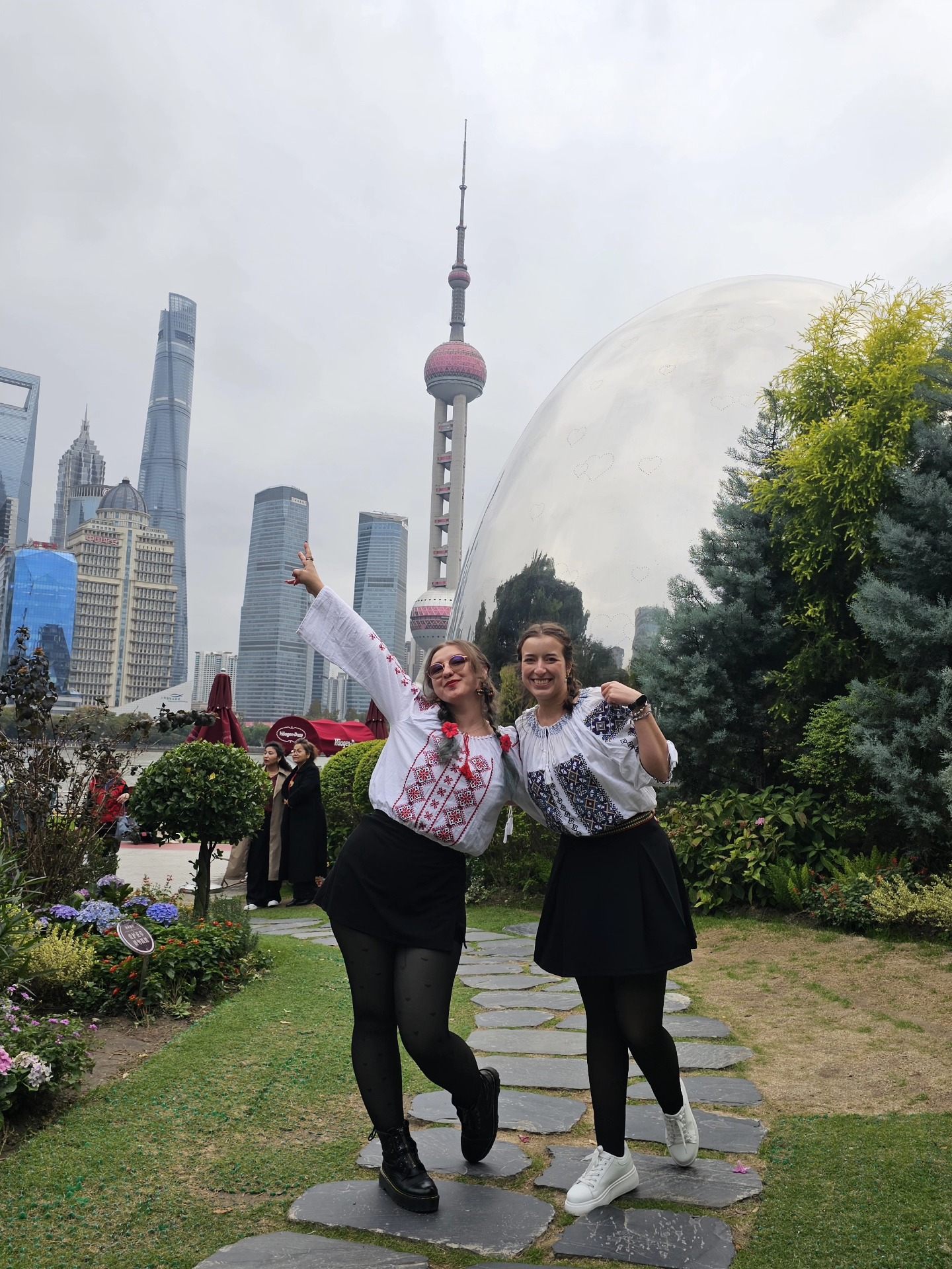 Started at the North Bund and ended up in a mall where we found an