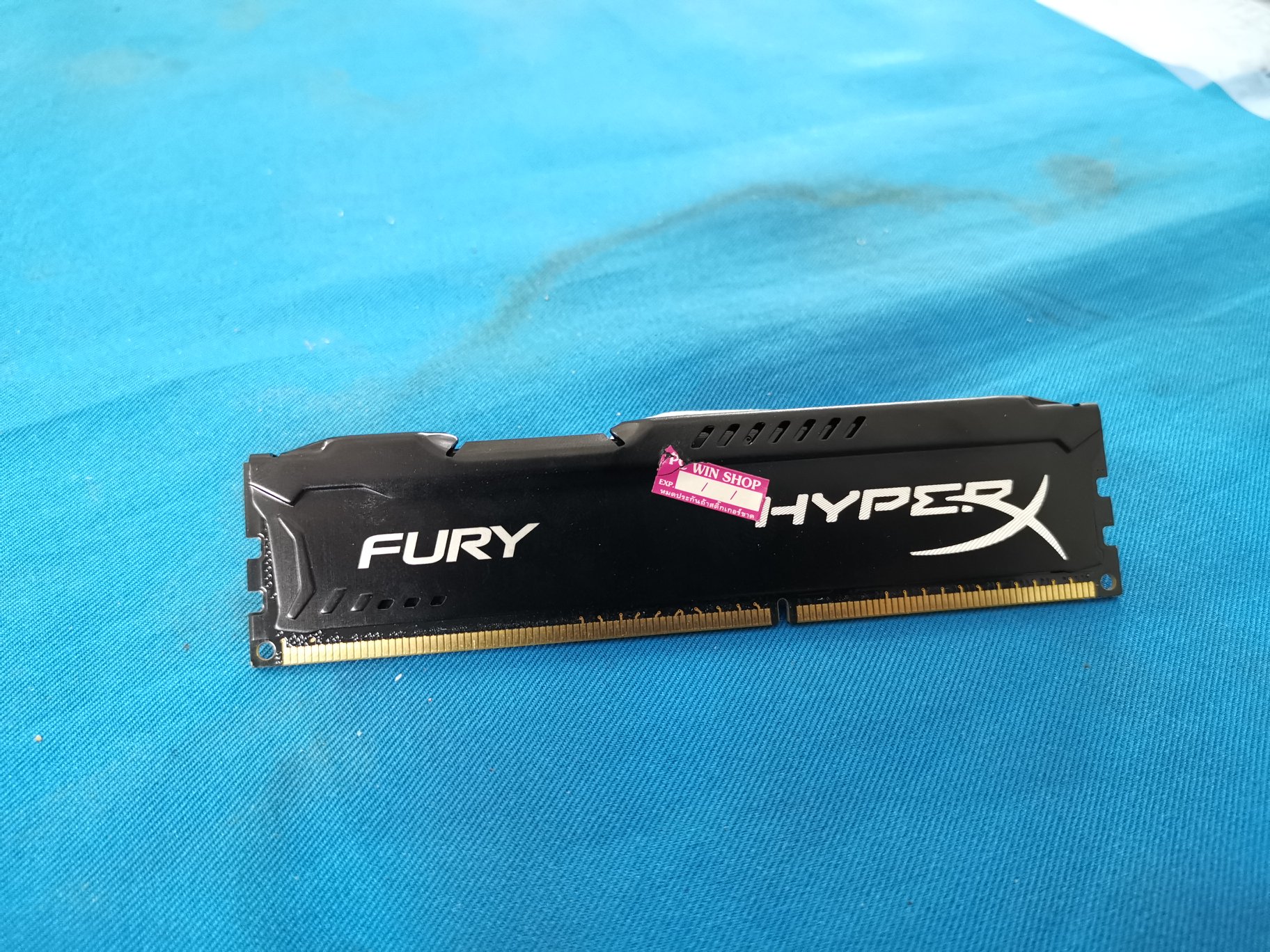 Ram Hyper X Fury DDR3 4G(4*1) Bus1600 มีแต่ตัว ใช้งานได้ปกติ สภาพมือ 2 ...