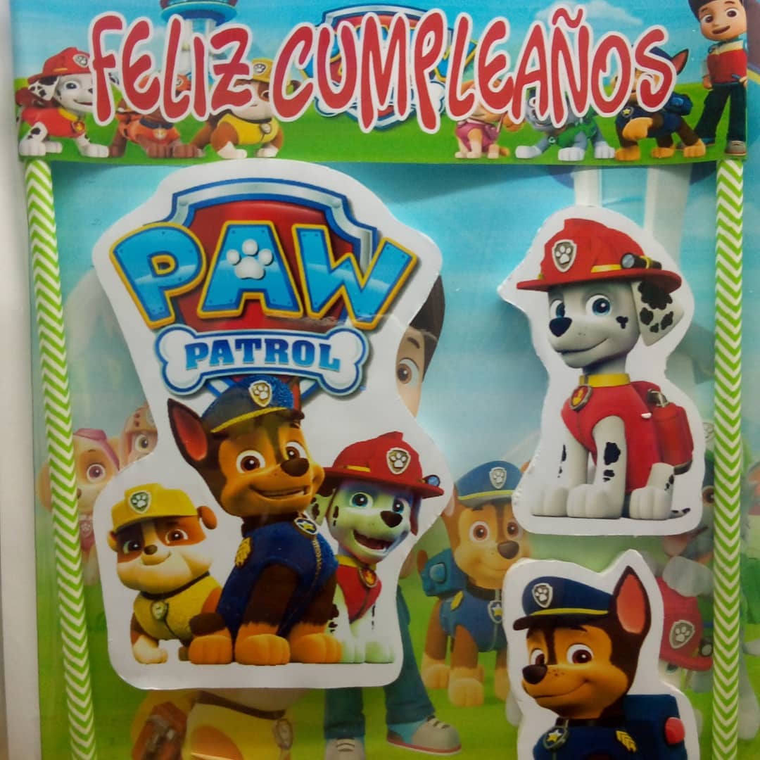 Sticker banderín para adornar torta - Distribuidora medellin