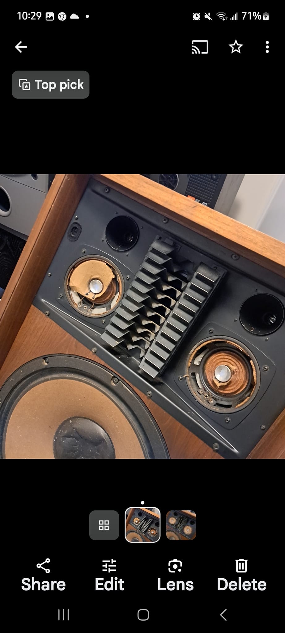 1972 Onkyo Radian 3 speakers rebuilt with great sound quality