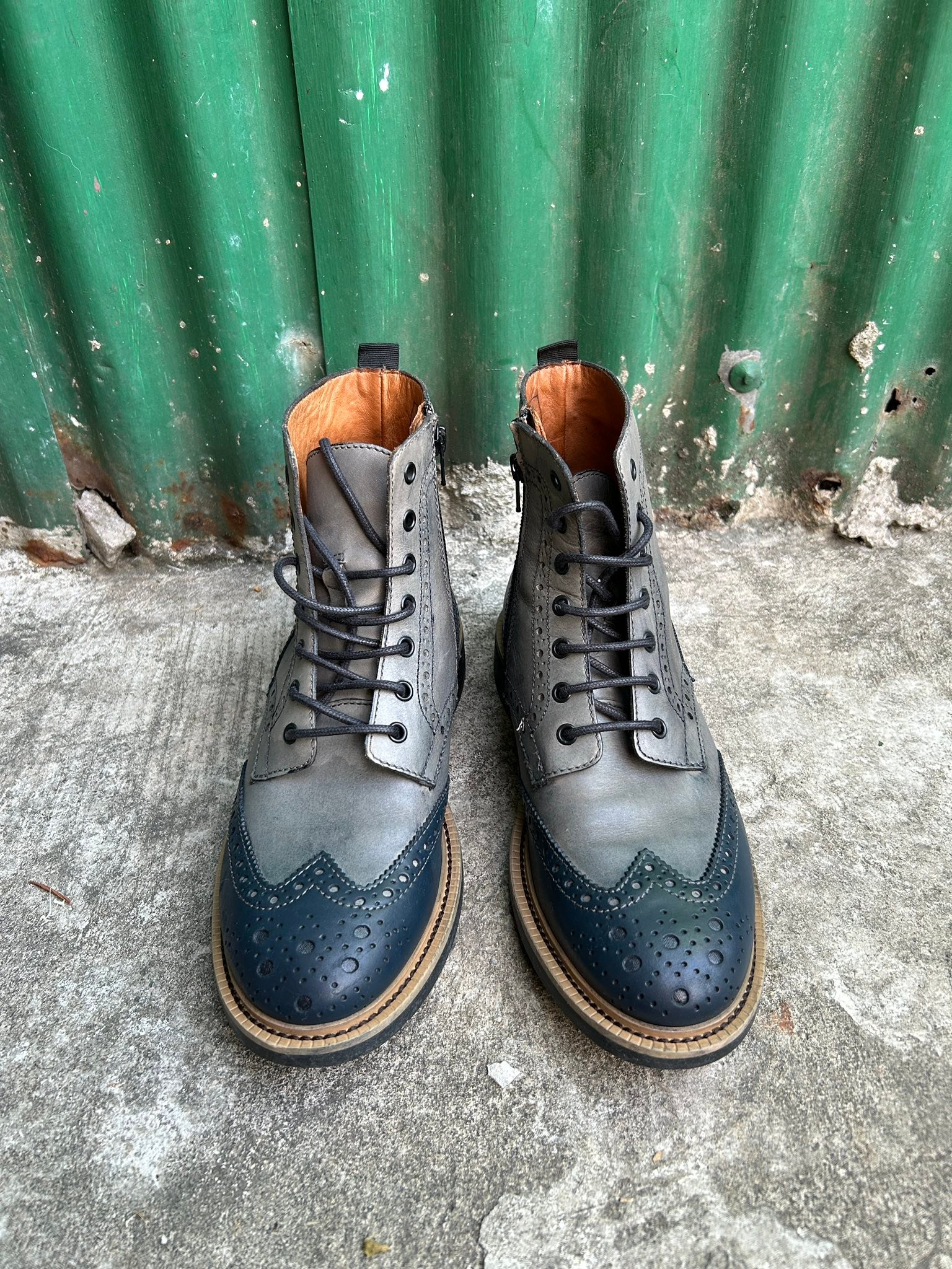 GIANCARLO MORELLI WINGTIP BOOTS display picture 1