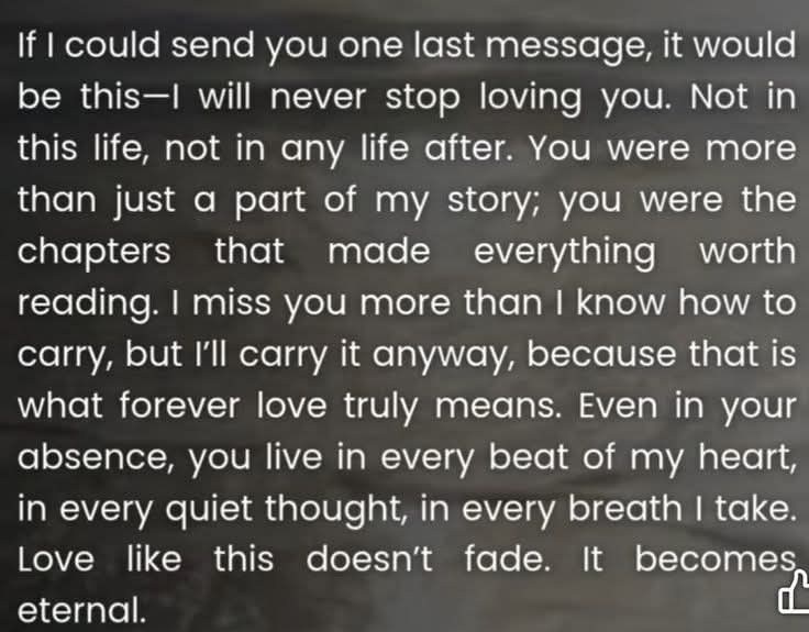So beautiful and so true. Thank... - Until Death Do We Part | Facebook