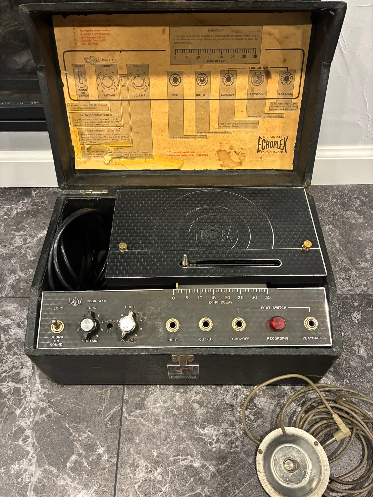 1971 Echoplex EP-3 acquisition and setup experience