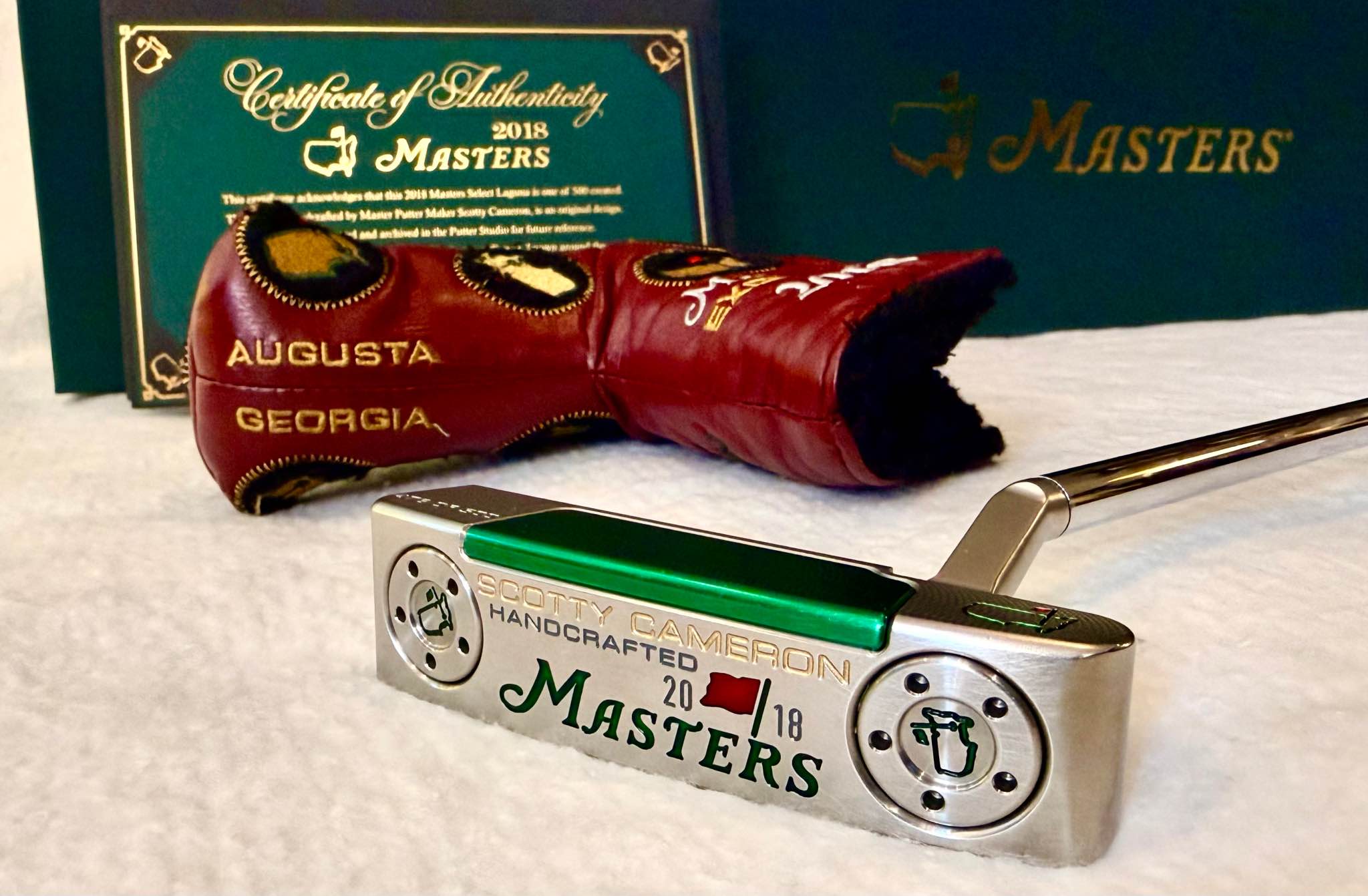 A Beautiful Glenmorangie hand crafted Presentation Putter by