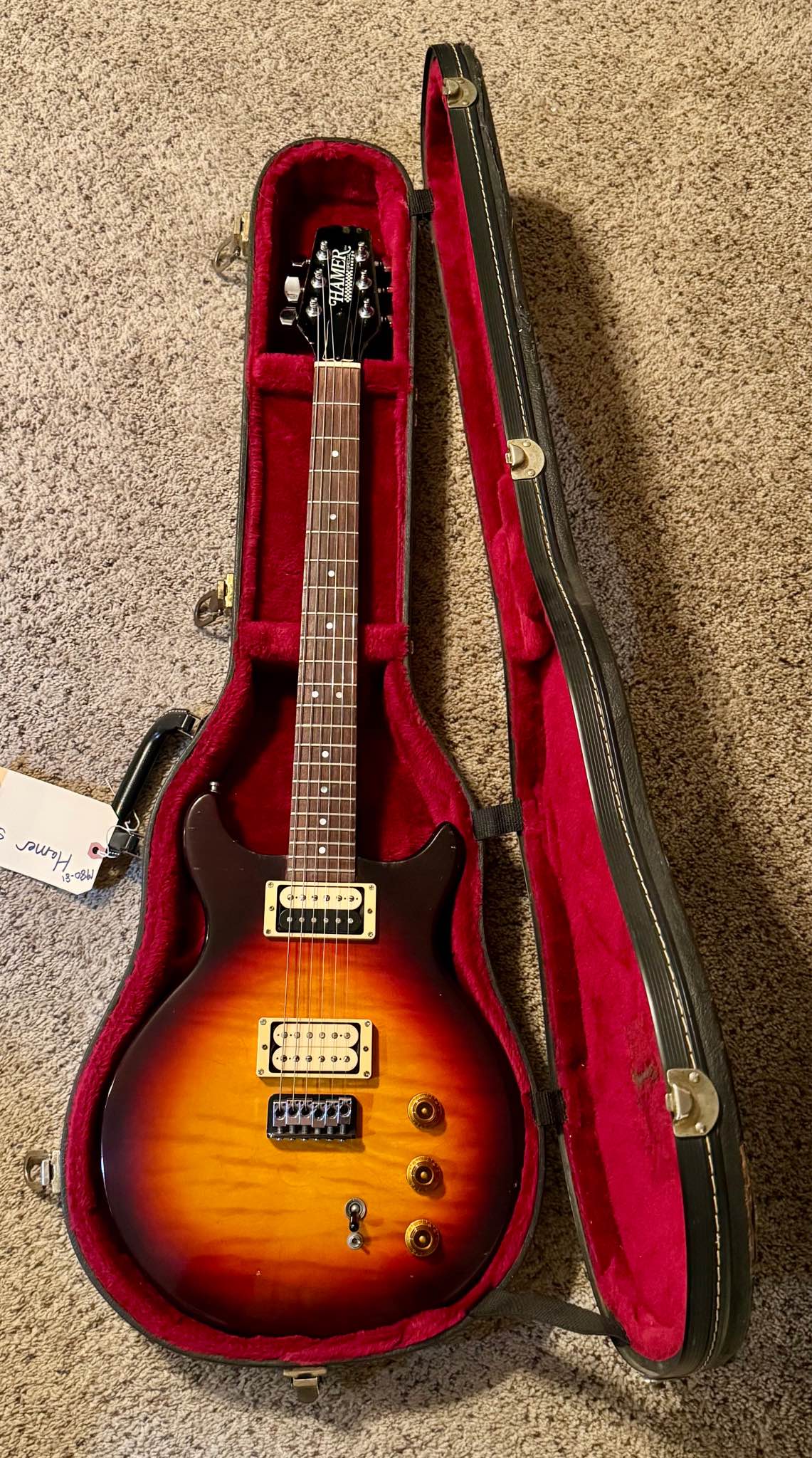 Check out this 1980 Hamer Special Electric Guitar in Natural — a