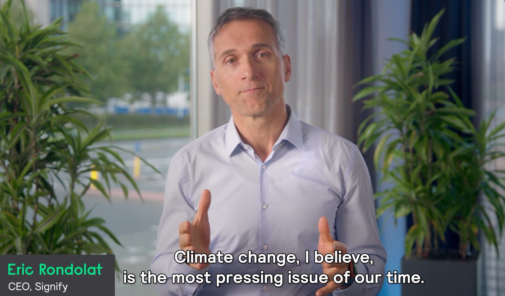 Signify - How did Signify go 100% carbon neutral? CEO Eric Rondolat ...