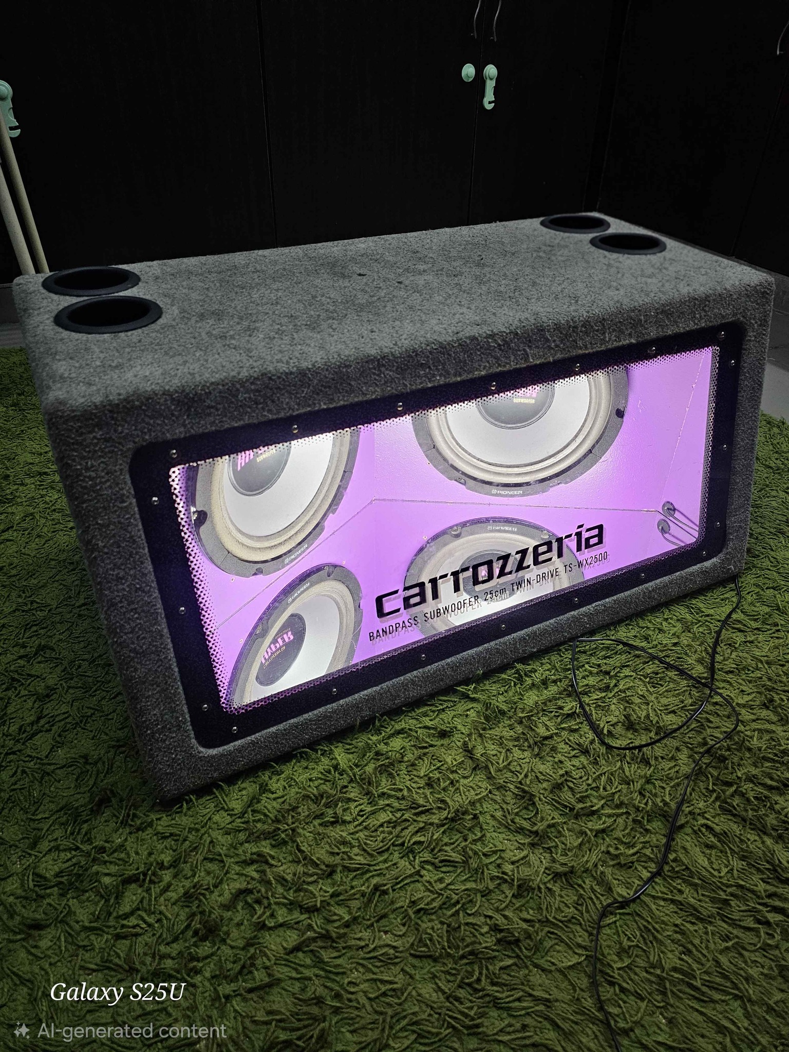 Carrozzeria bandpass subwoofer twin drive Model ts-wx2500 Made in