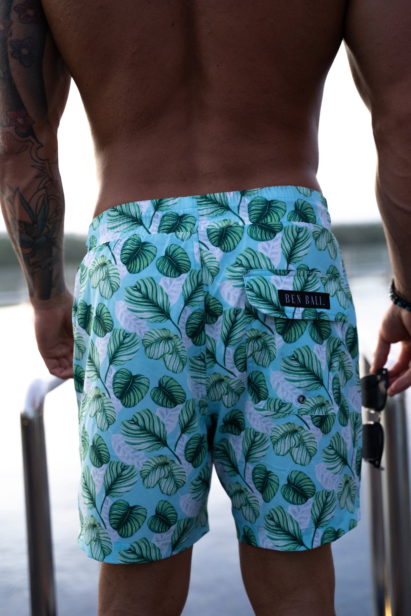 The Classic Swim Short, also available in black and navy blue