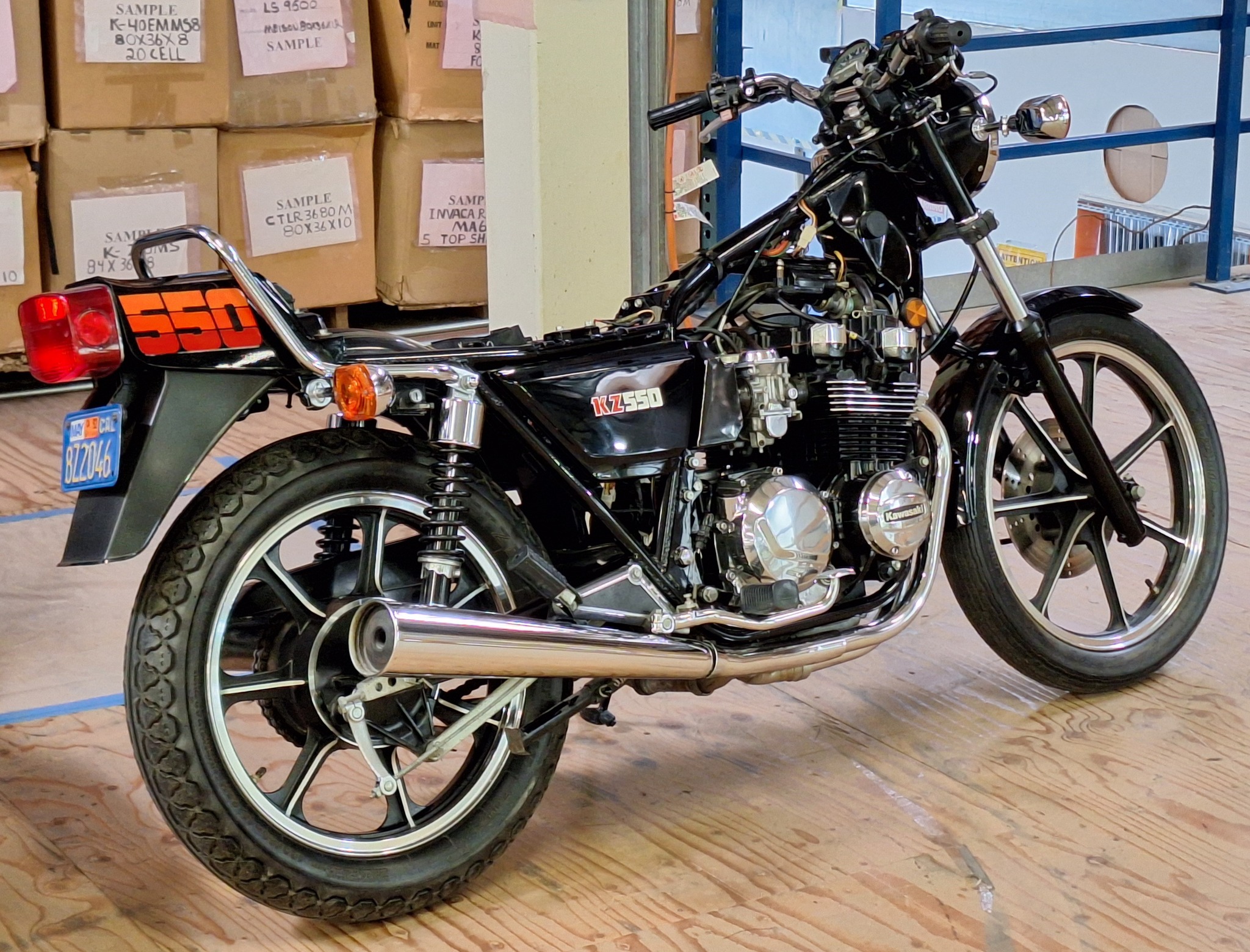 My '83 KZ550 is almost ready to be moved from my business office