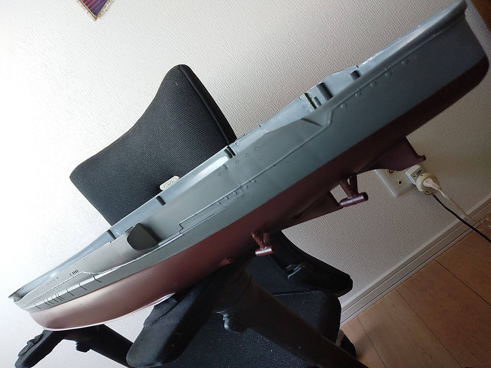 ニチモ製1/200戦艦大和ラジコン仕様(組立着手時)の投稿です。