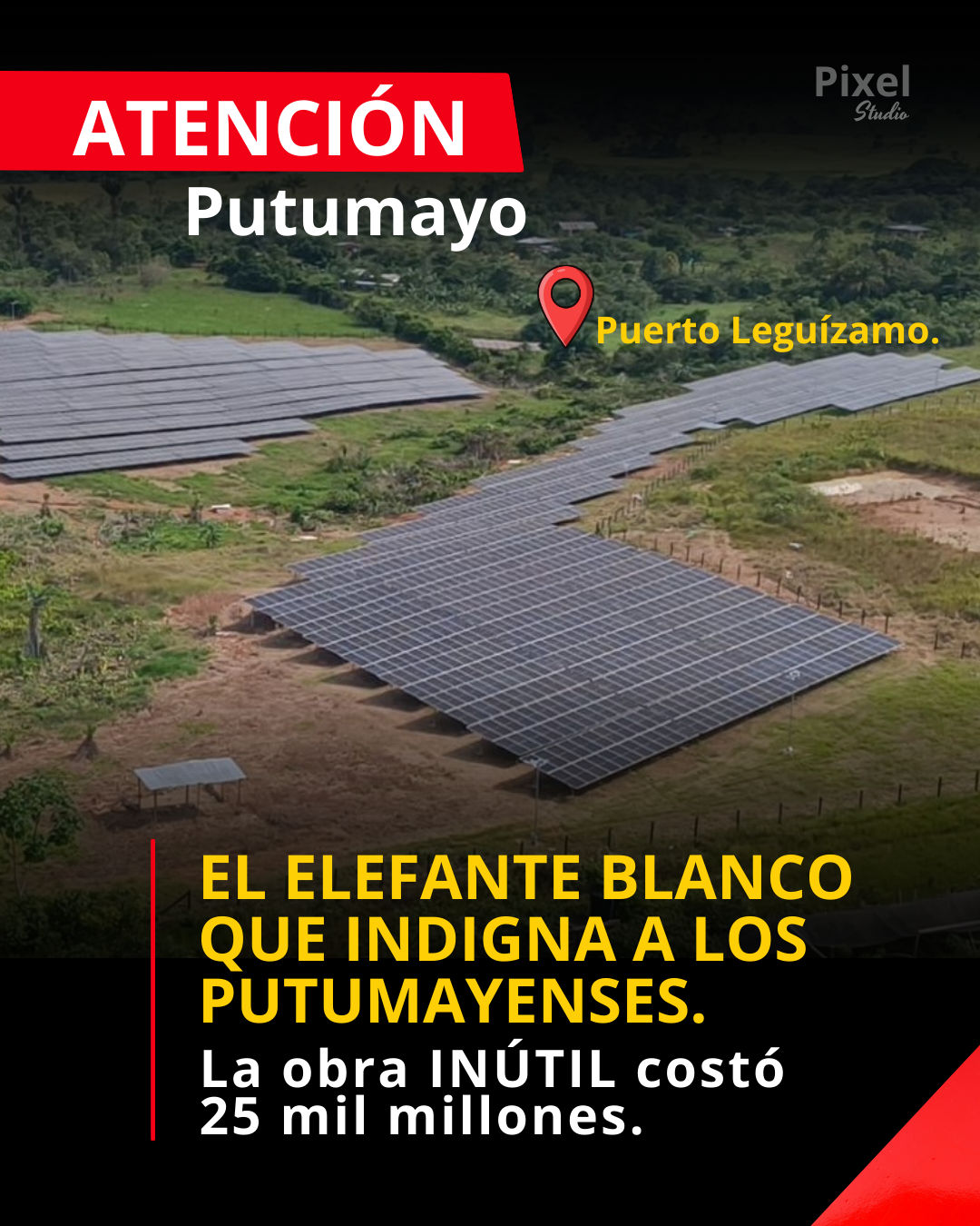 En Putumayo, el parque solar de... - Pixel Estudio Mocoa | Facebook