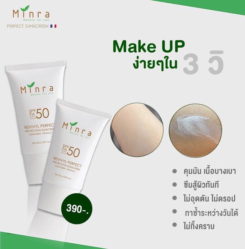 Minra - เมื่อผิวต้องเผชิญกับแสงแดดอยู่ทุกวัน...