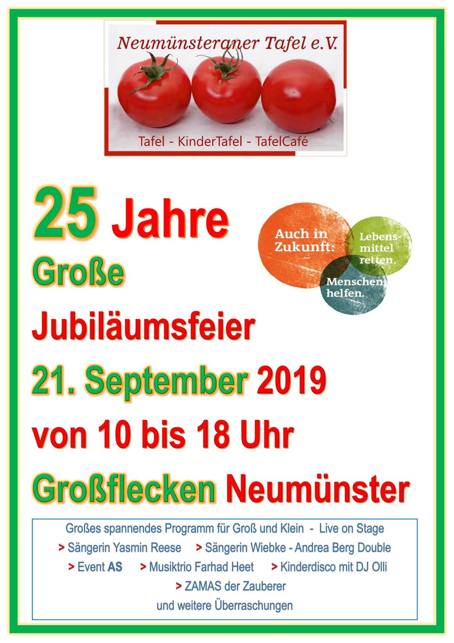Der Countdown Lauft Wir Fiebern Neumunsteraner Tafel E V