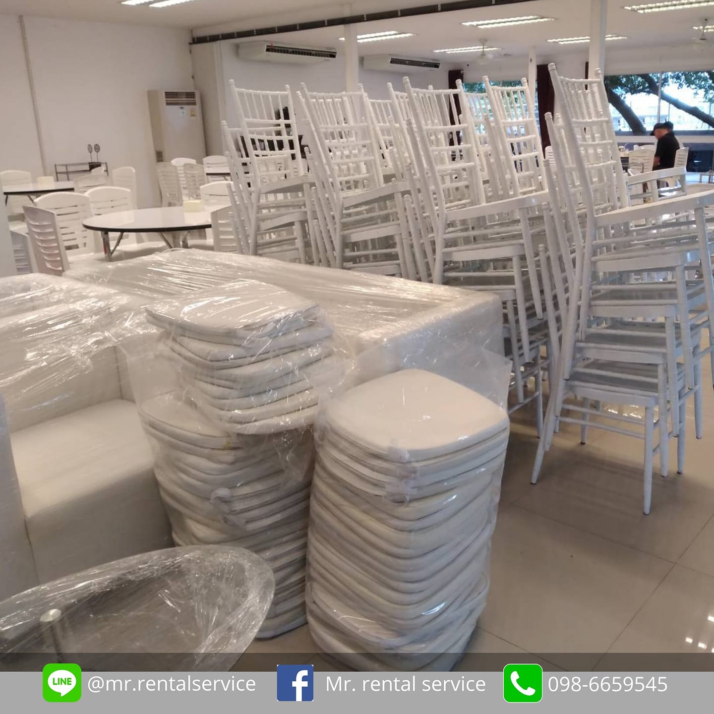 โซฟายาวสีขาว ทรงโมเดิร์น 5 ที่นั่ง... - Mr. Rental Service | Facebook