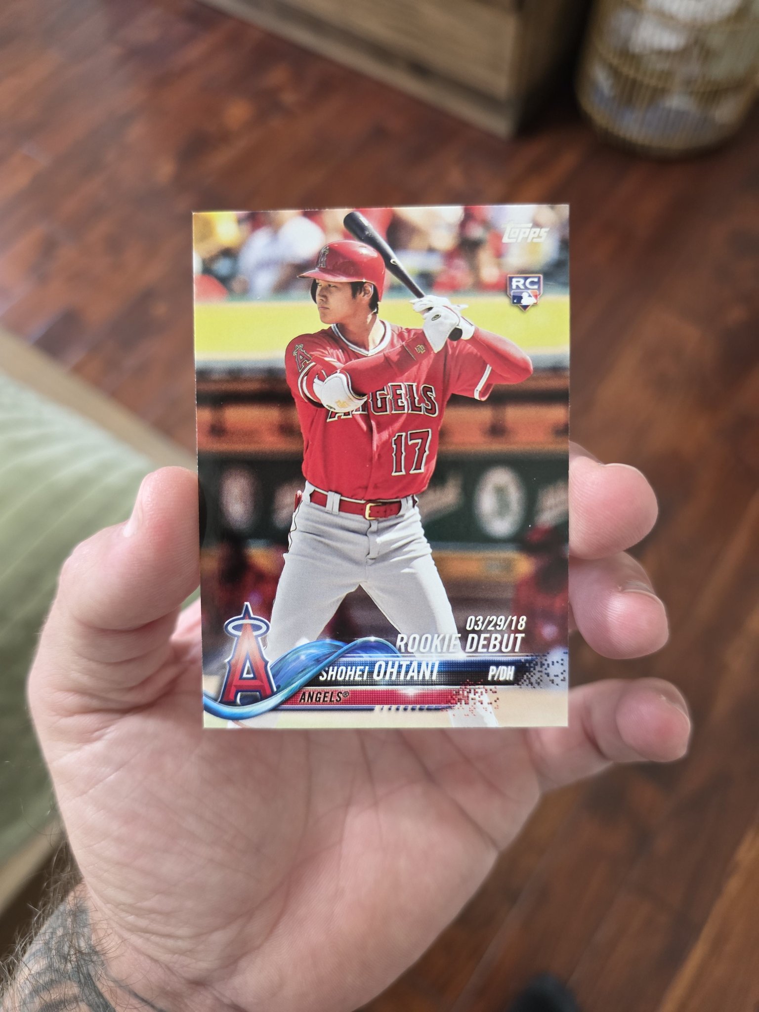 Shohei Ohtani rookie card arrival