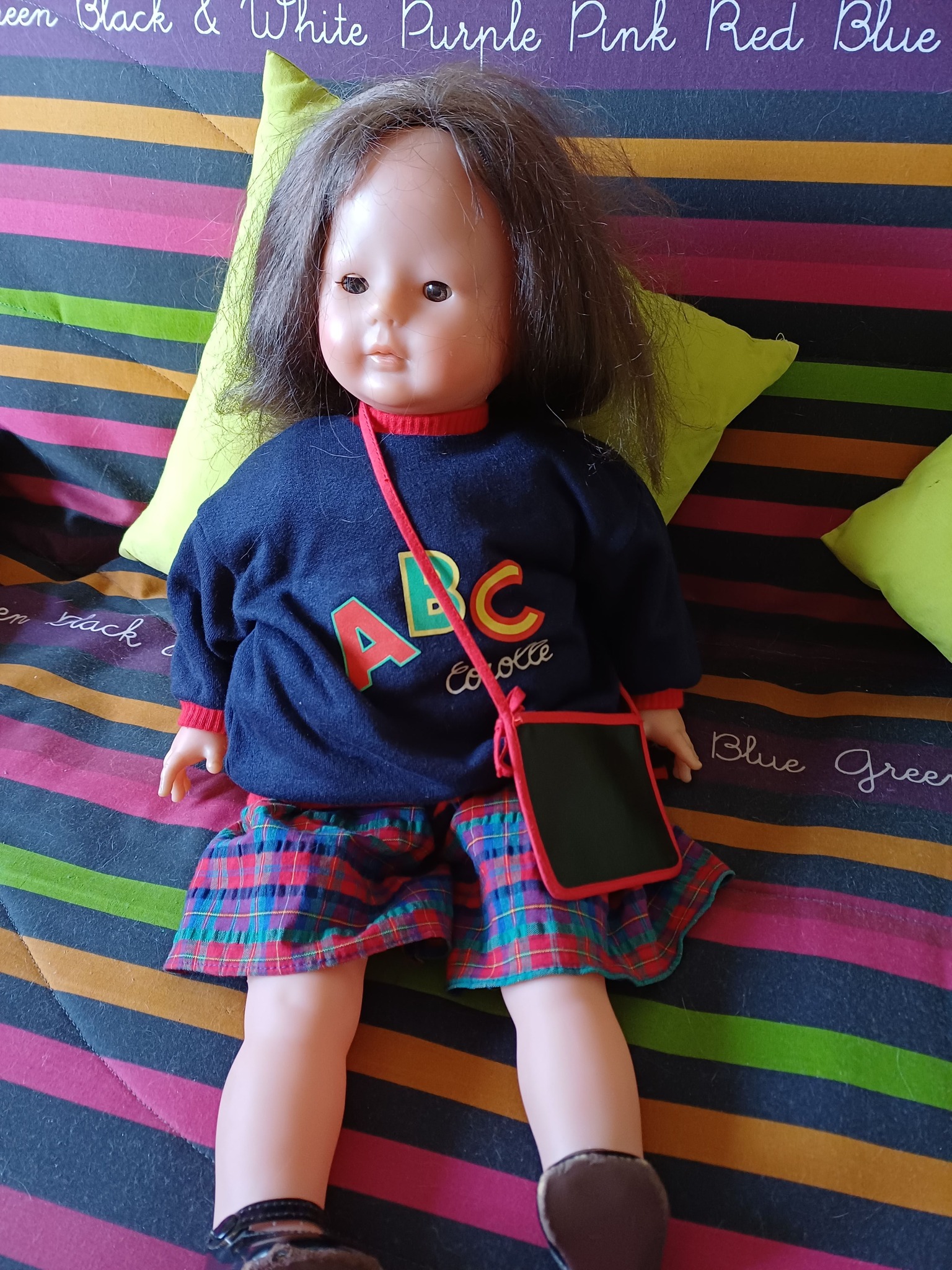 Tenue Pour Poupée 50-55 Cm – Robe Avec Bonnet, Chaussettes, Sac Et Cintre – 5 étoiles