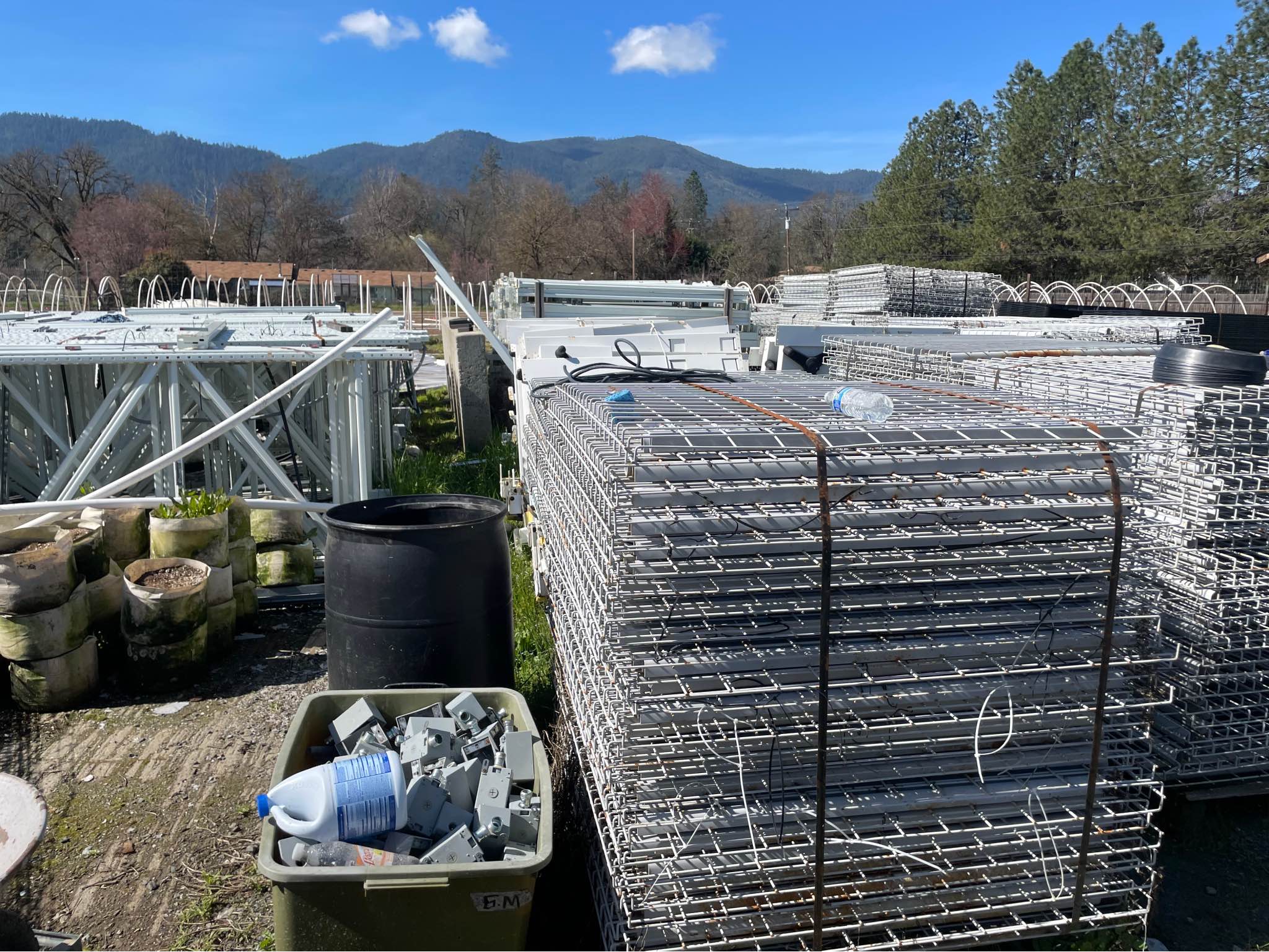 Indoor multi level rolling, grow racks - Structures - Medford, Oregon ...