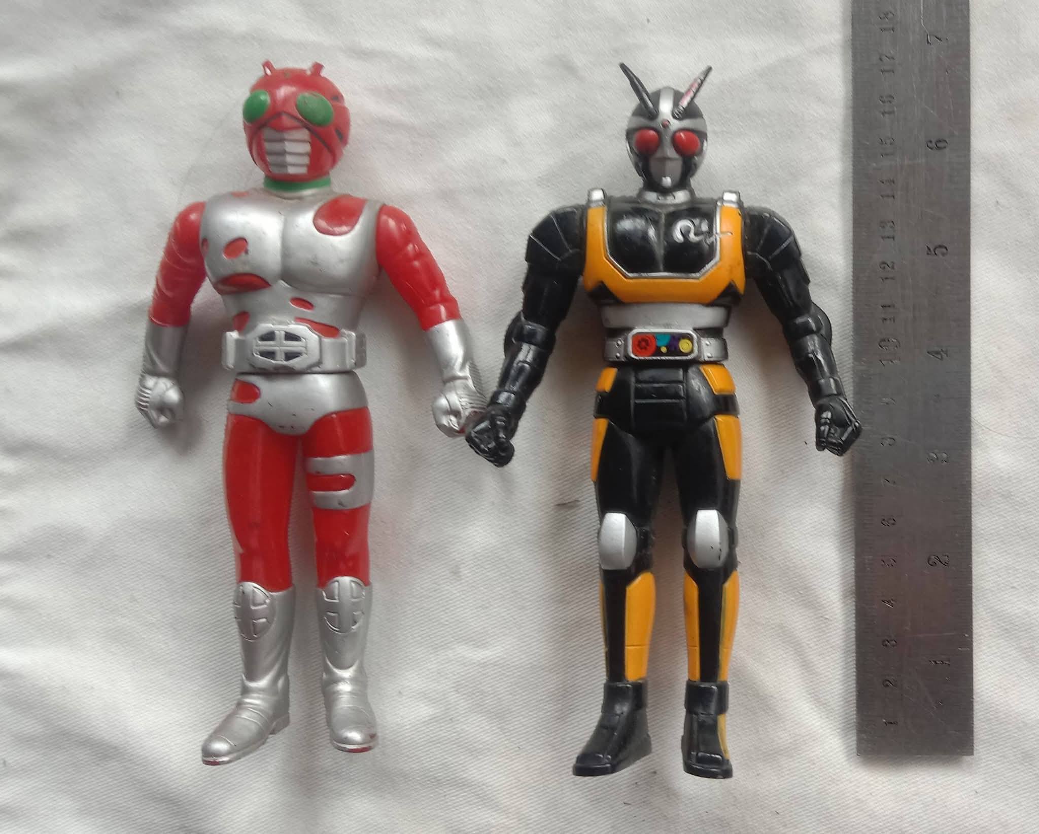Figures for sale from Dairanger, Power Rangers, and Kamen Rider