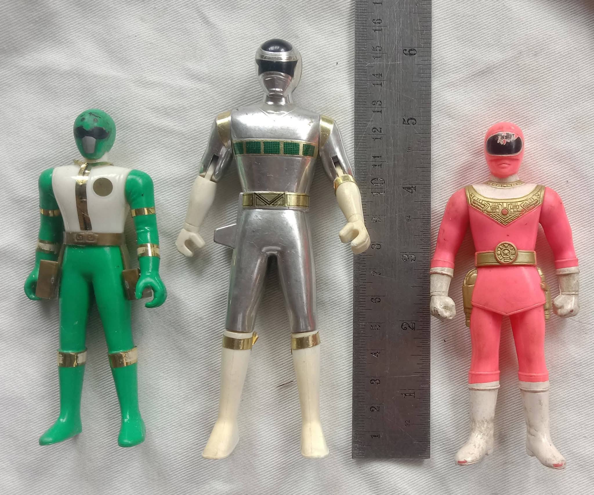 Figures for sale from Dairanger, Power Rangers, and Kamen Rider