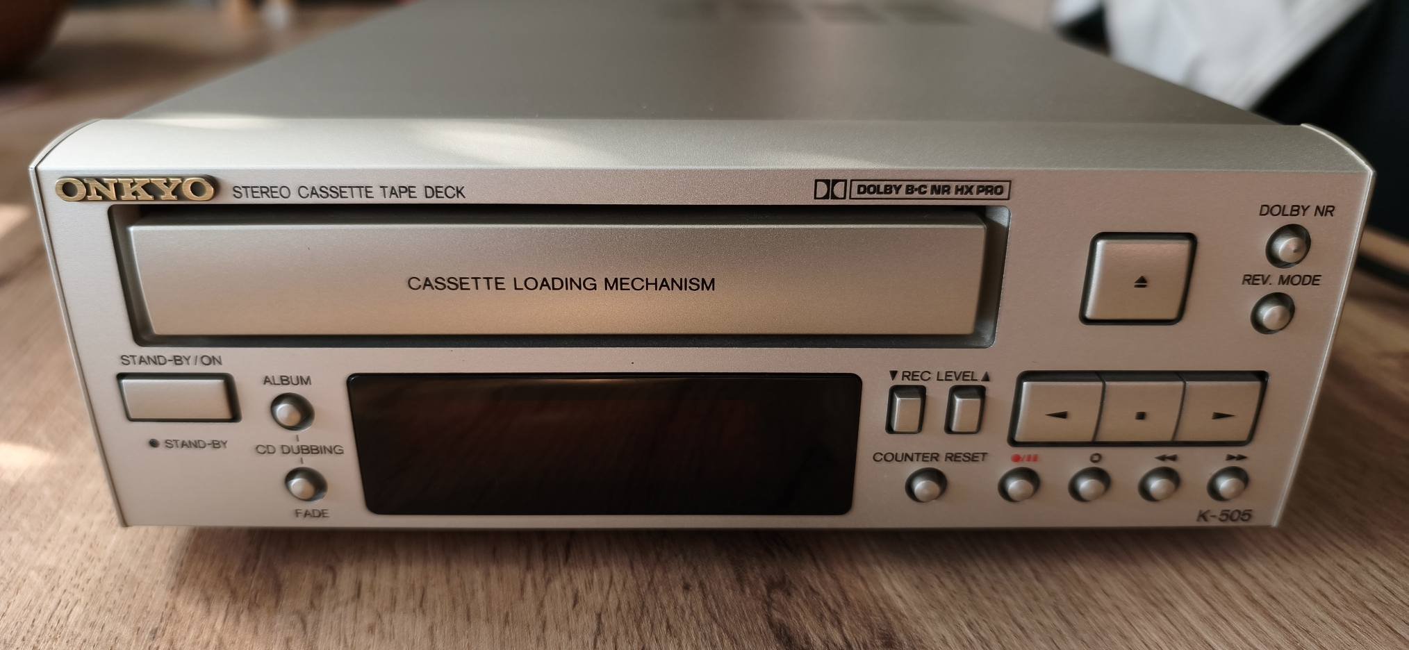 Onkyo Intec205 home audio setup