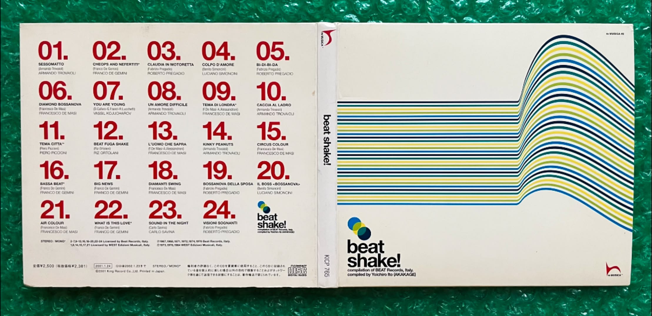 Italian film music compilation from 1967-84
