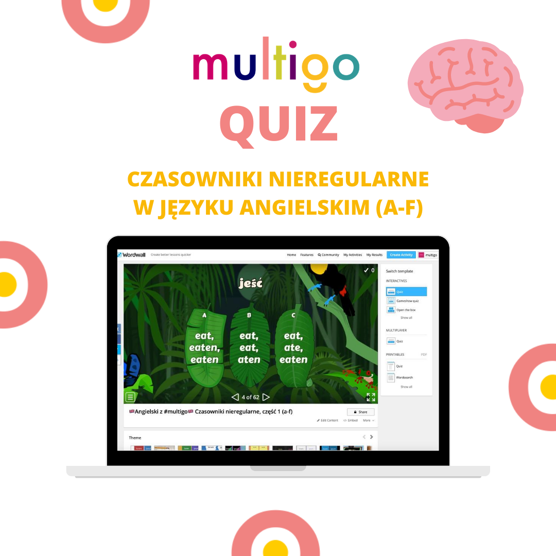 🇬🇧 HELLO! ️IRREGULAR... - Multigo - Teacher karolina oszczyk