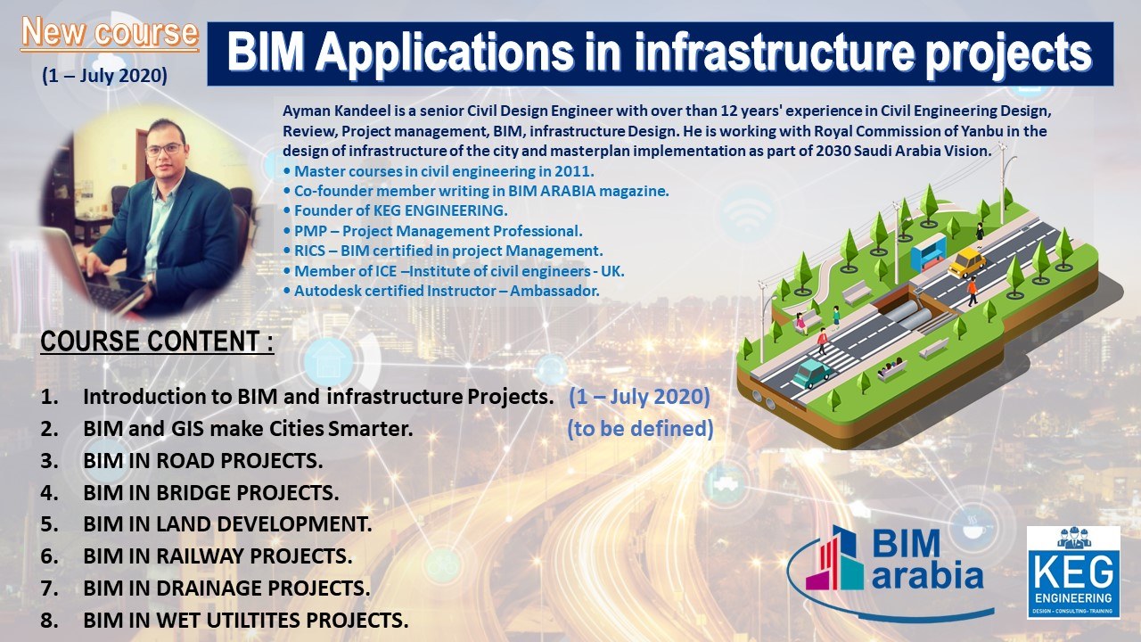 BIM APPLICATIONS IN INFRASTRUCTURE PROJECTS Free Course | Facebook