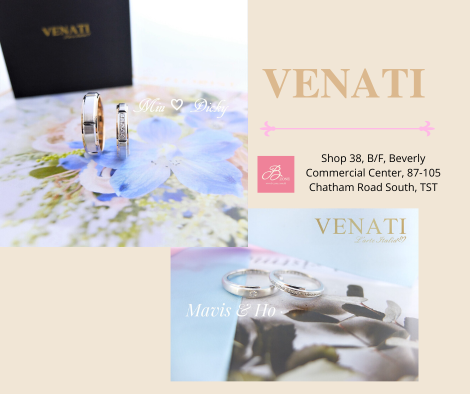 BZONE - 💢 Shop 037-038 - VENATI 💢 . VENATI 秉承意大利工藝對婚戒的標準，不計算成本，專注製作「佩戴 ...