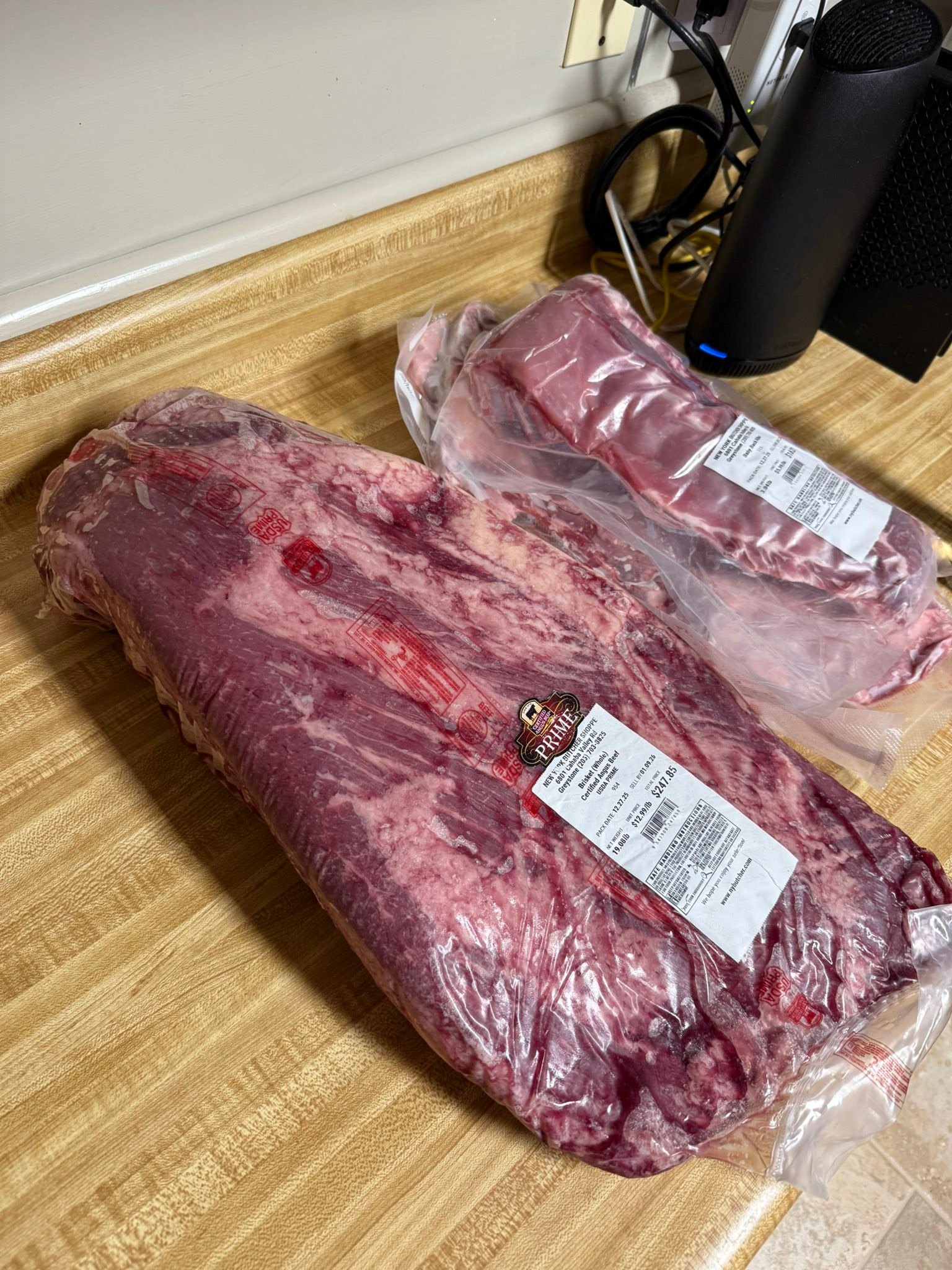 CAB Prime brisket!!! Smoke NYE & eat New Year