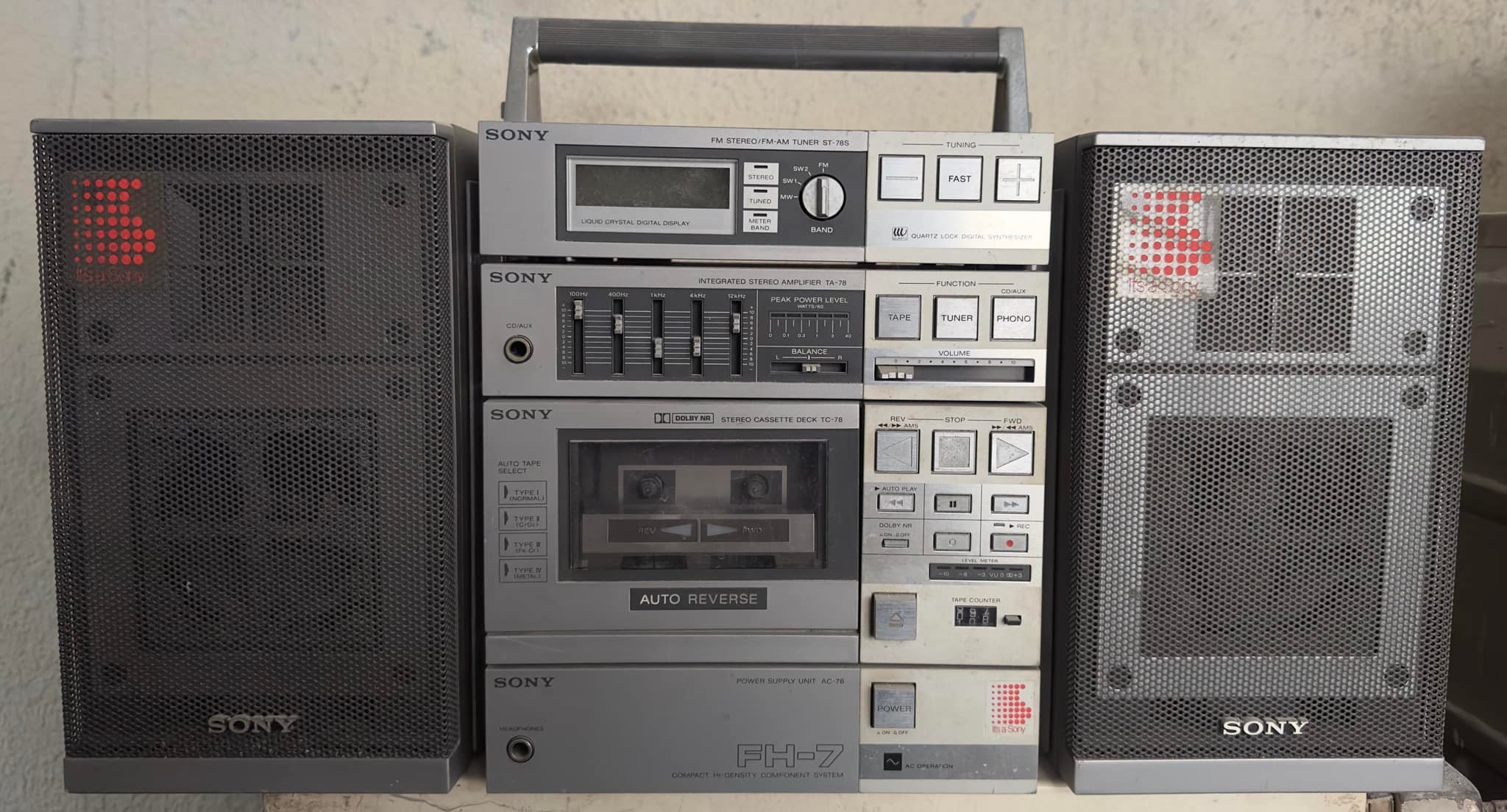 Sony Falcon Hifi System of 1979 year.