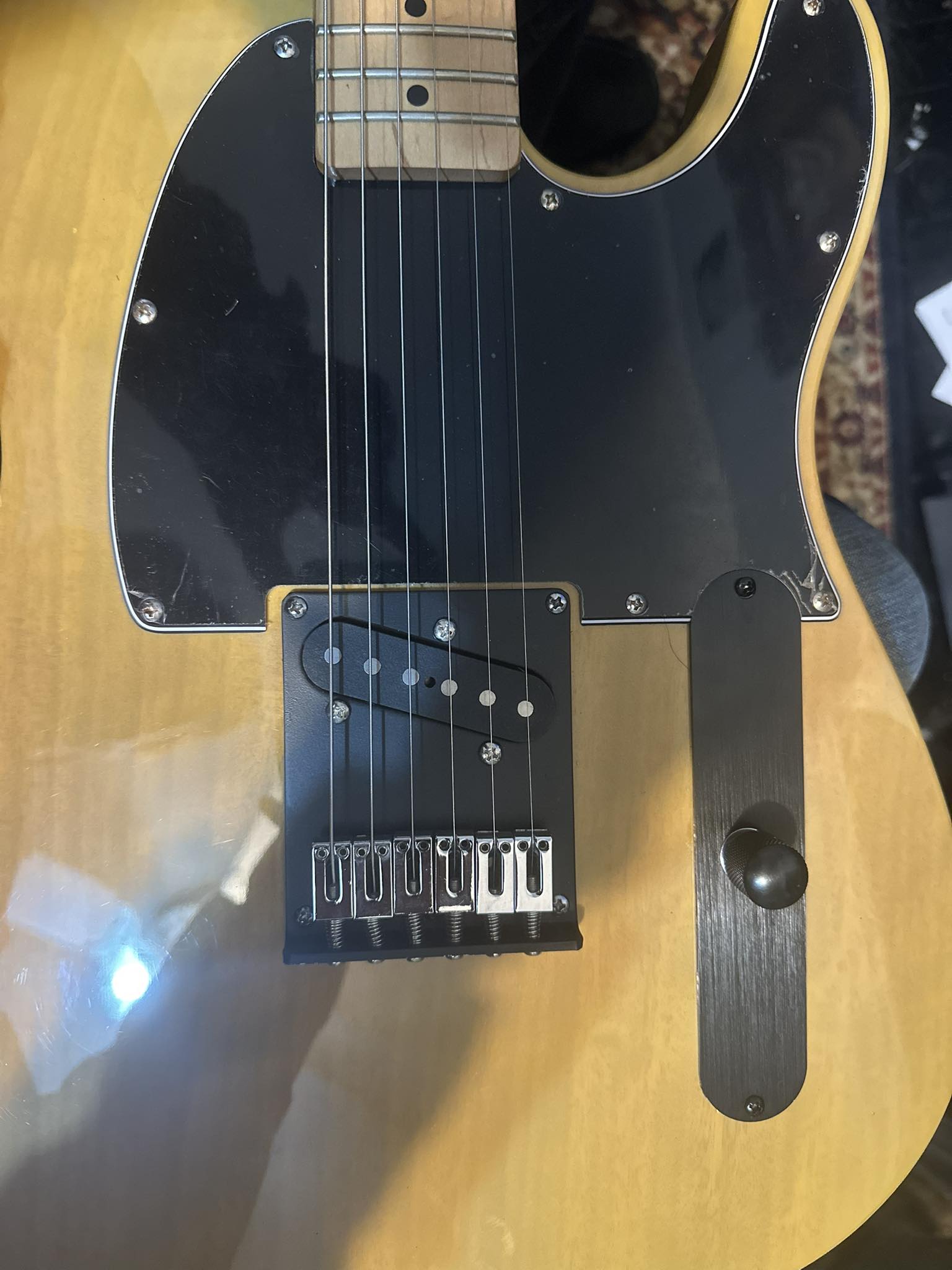 Squire Affinity Telecaster upgraded with Tonerider pickups and