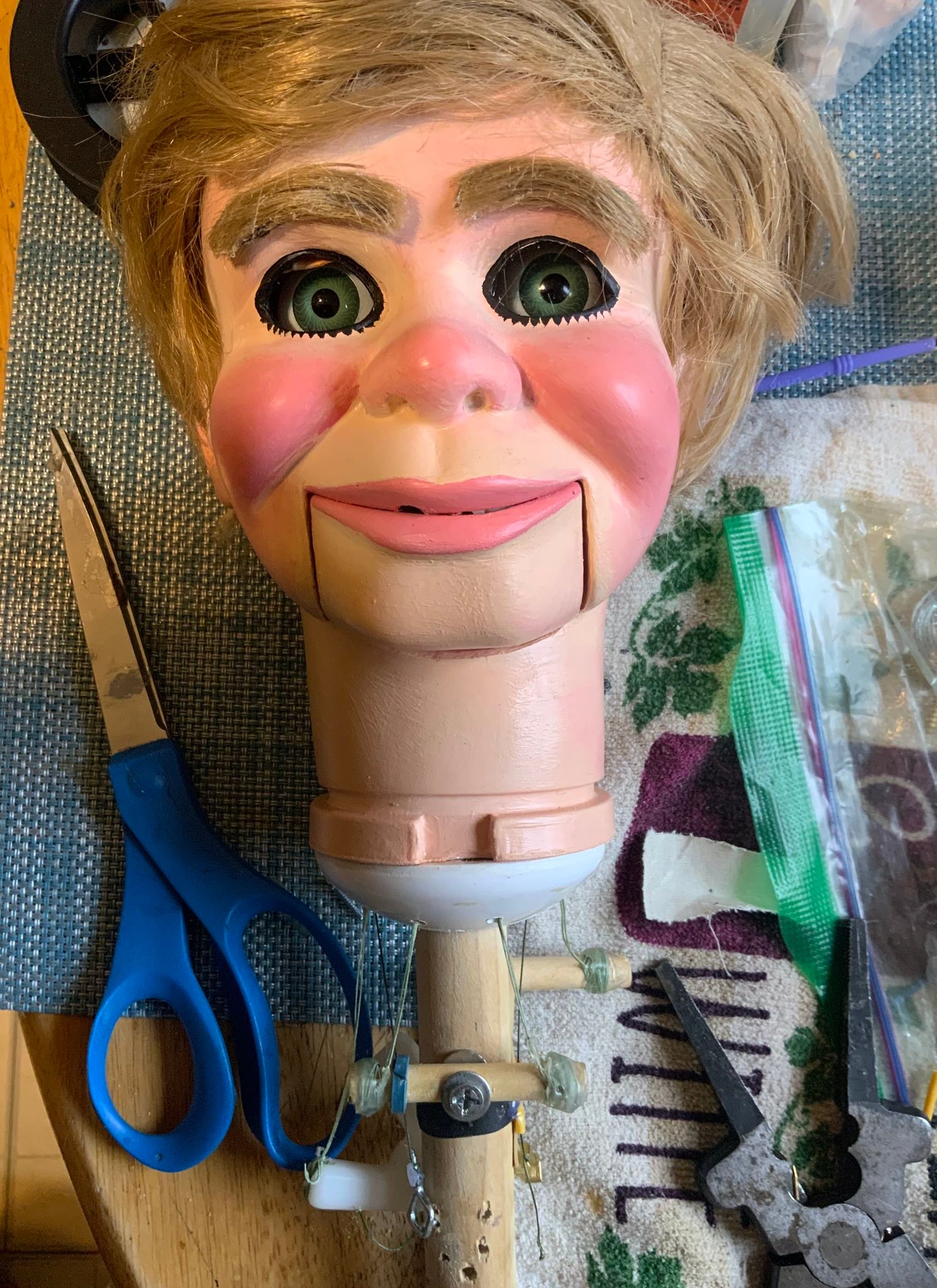 Puppet Maker's Workshop | Here are a few of my puppets and a toy ...