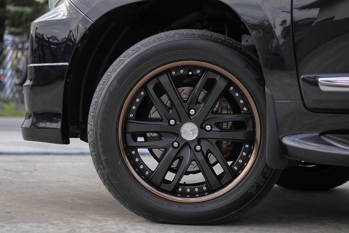 Toyota Land Cruiser URJ202 on 20” Work LS Brightring SUV in custom