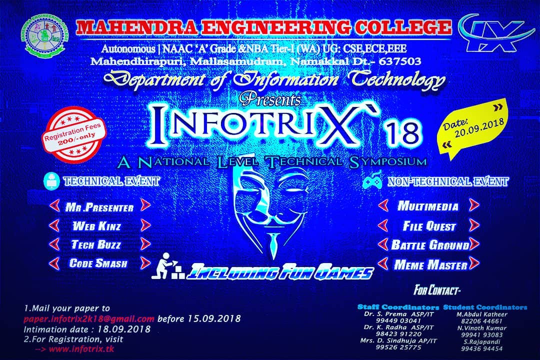 Infotrix2k18 - Home