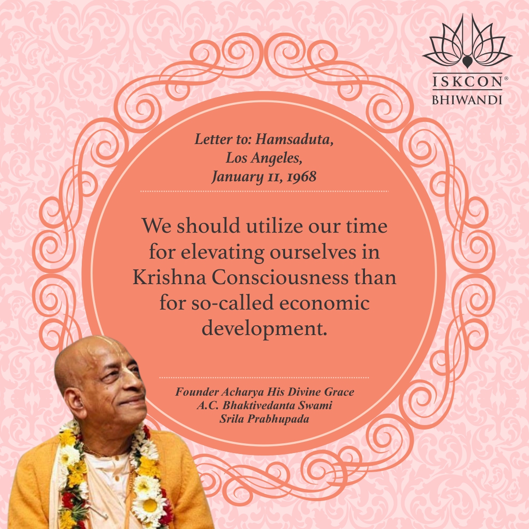 ISKCON Bhiwandi - The golden instructions of Srila... | Facebook