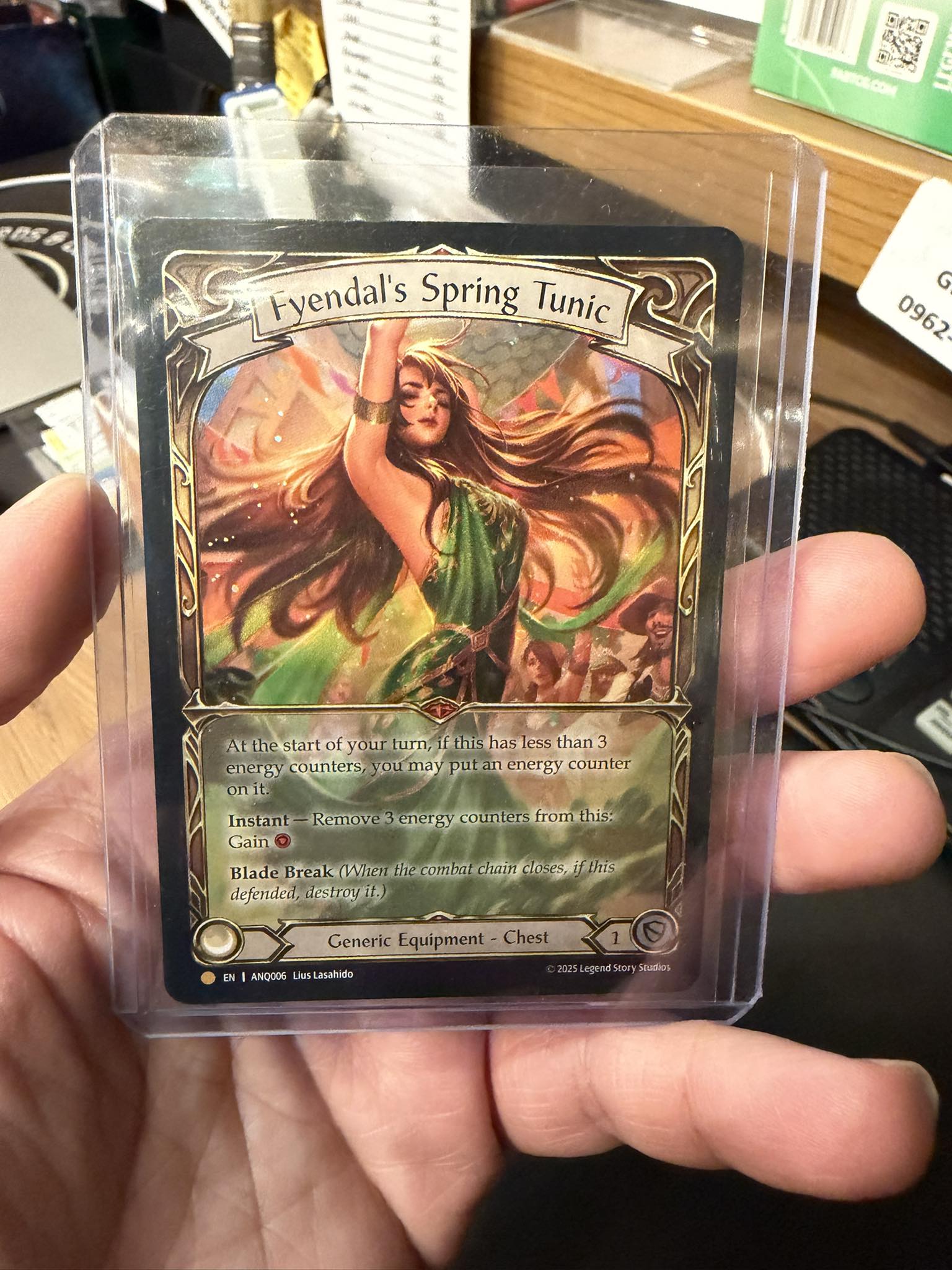 Fyendal's Spring Tunic and other cards for sale in Flesh and Blood TCG