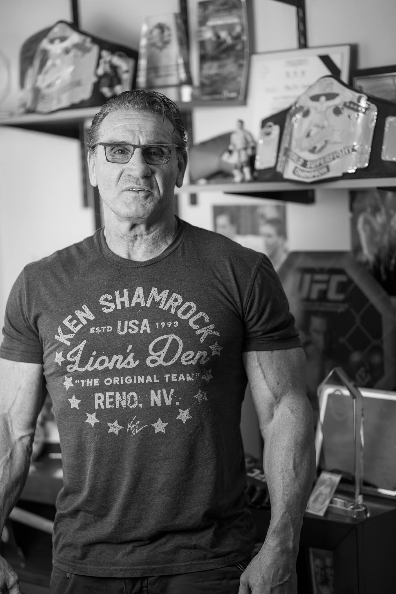 I filmed the life story of Ken Shamrock. From the 1st UFC champion
