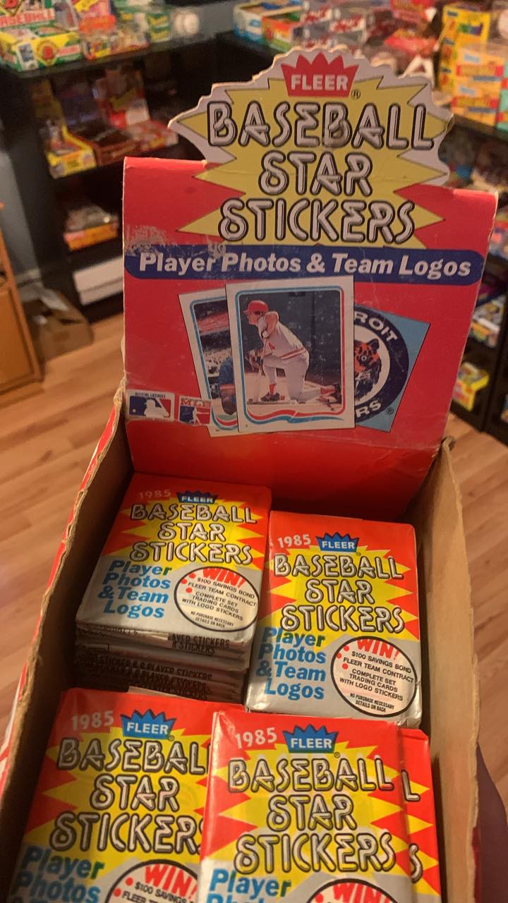 1986 Fleer Baseball - Star Stickers - Wax Pack