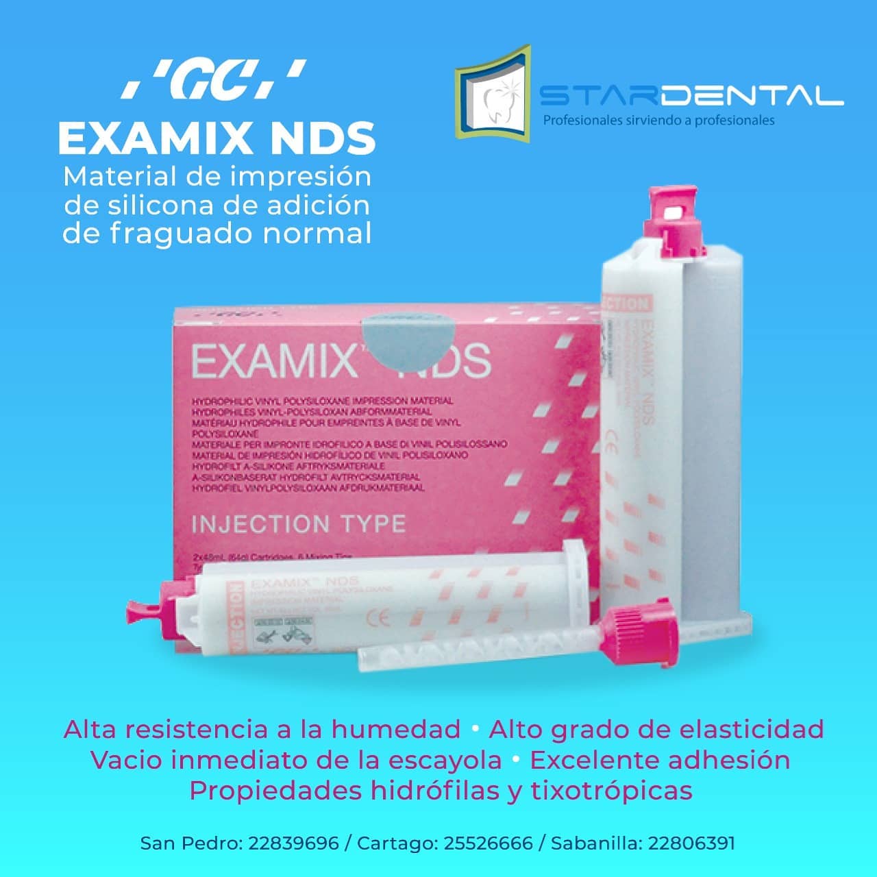 StarDental - Silicona Light Examix de GC Es un material de impresión ...