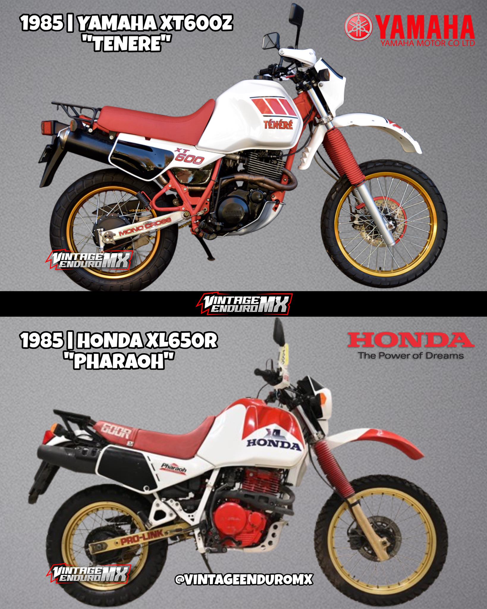 HONDA XL250R PARIS Dakar 1983 S 9 អយមាត PATHS PAINS DAKAR 260