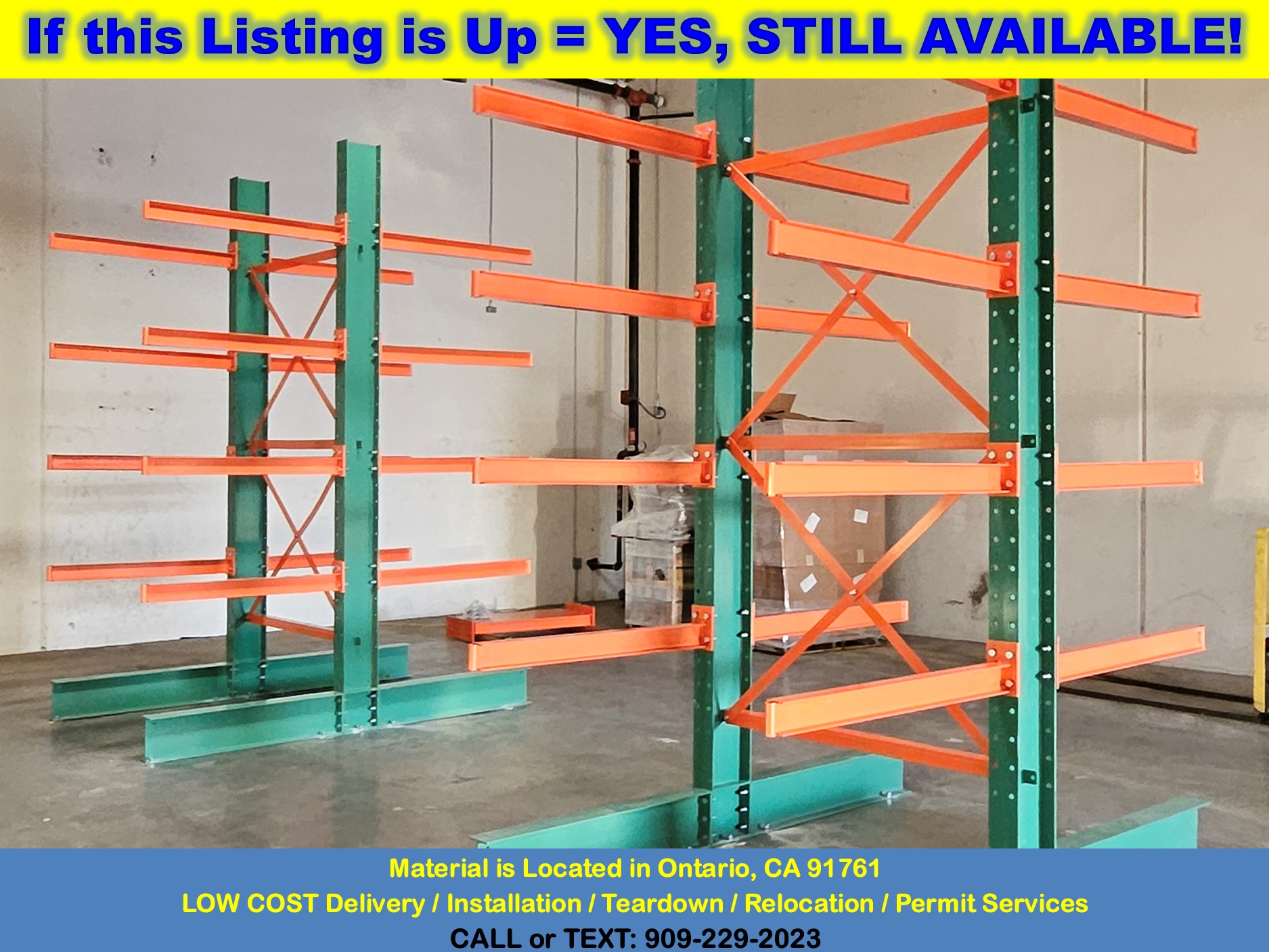 Structural Cantilever Rack Storage for Treated Finished Framing Lumber ...