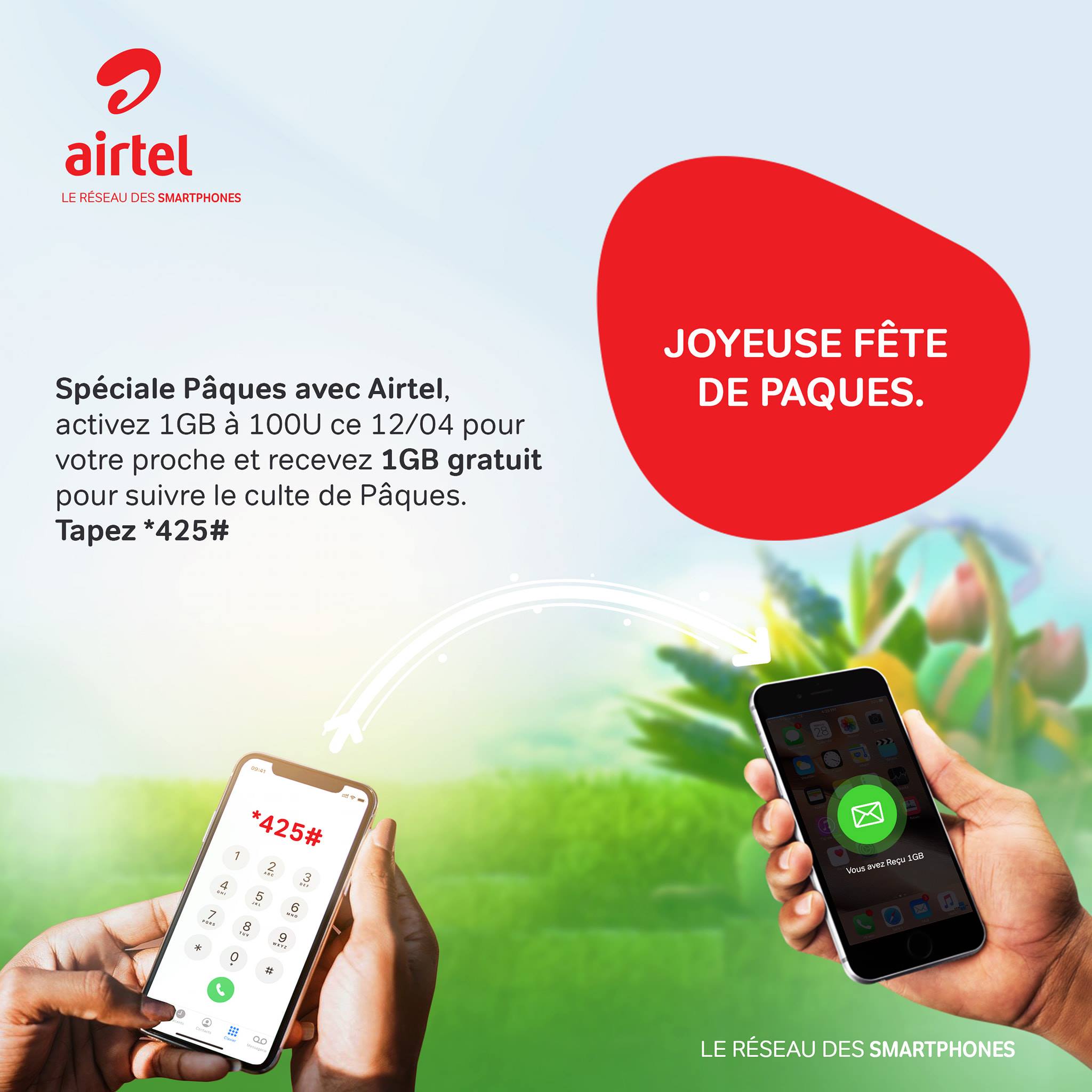 Airtel RDC - #SPÉCIALEPÂQUES 🙏🏽 | “ La main qui donne est... | Facebook
