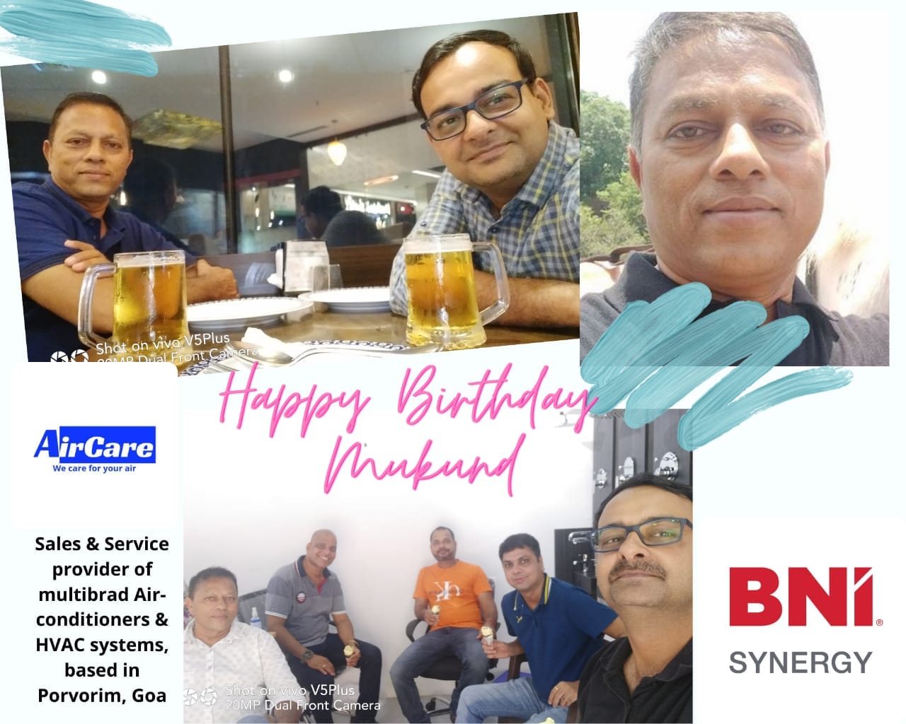 BNI Synergy Goa - Happy Birthday to Mukund Ghadi. God... | Facebook