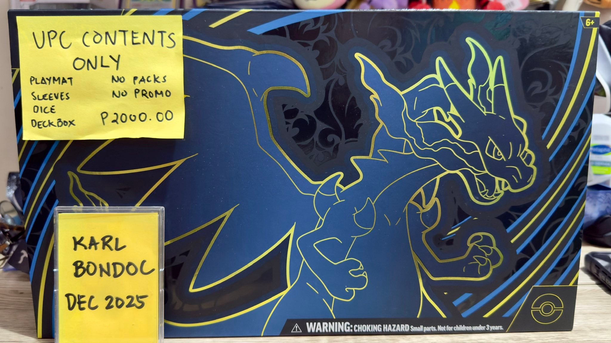 Charizard Ultra Premium Collection UPC Contents - Promo, Deckshield