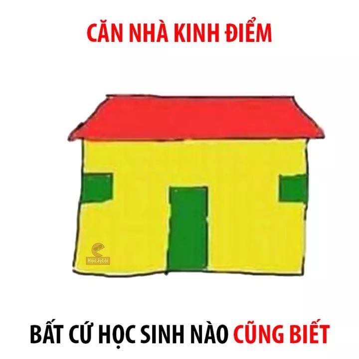 Sáng tạo vẽ ngôi nhà rơm với kỹ thuật đơn giản