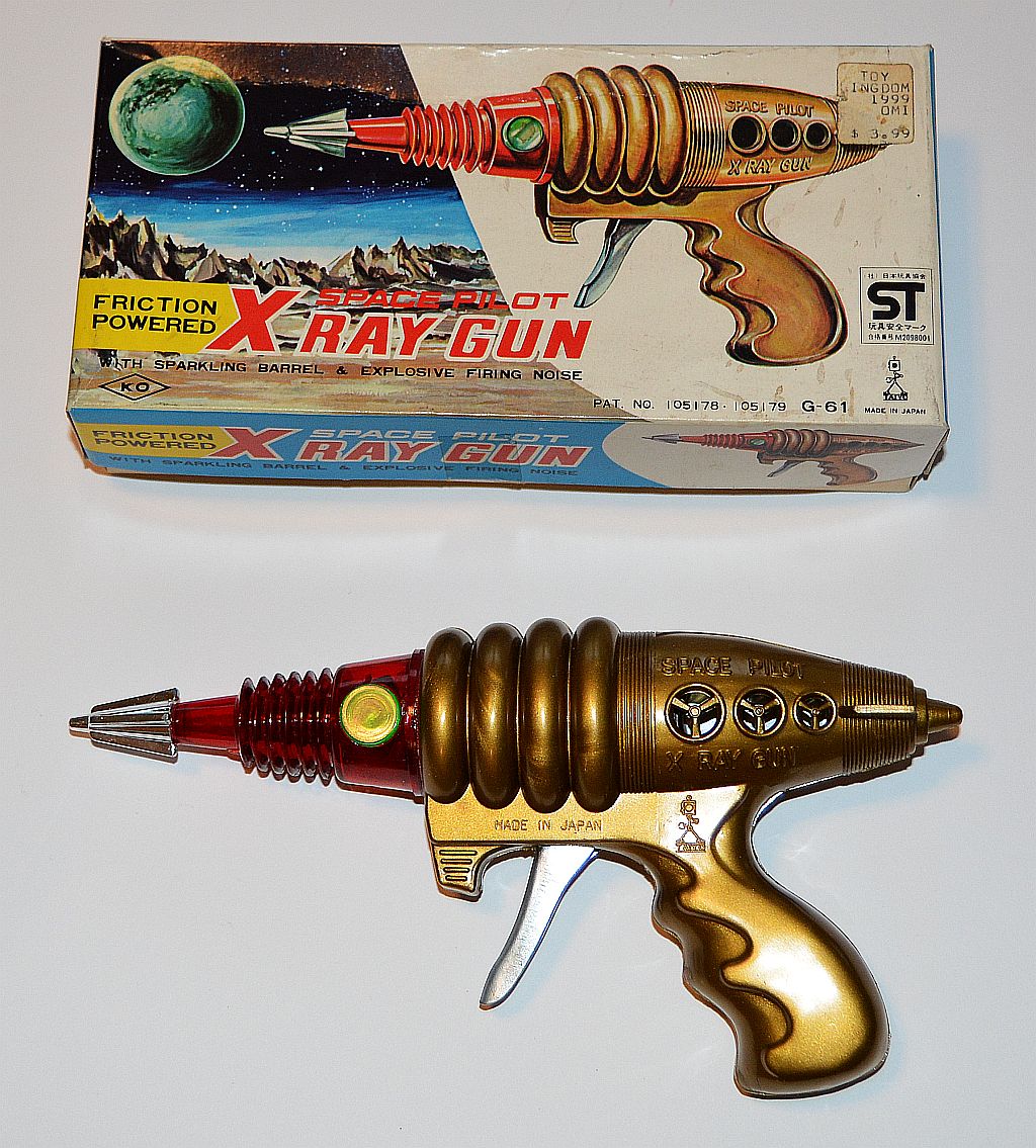 SPECE PILOT X RAY GUN 昭和レトロ TAIYO 玩具の鉄砲 Vintage Space Pilot X Ray Gun toy from Japan 1970s
