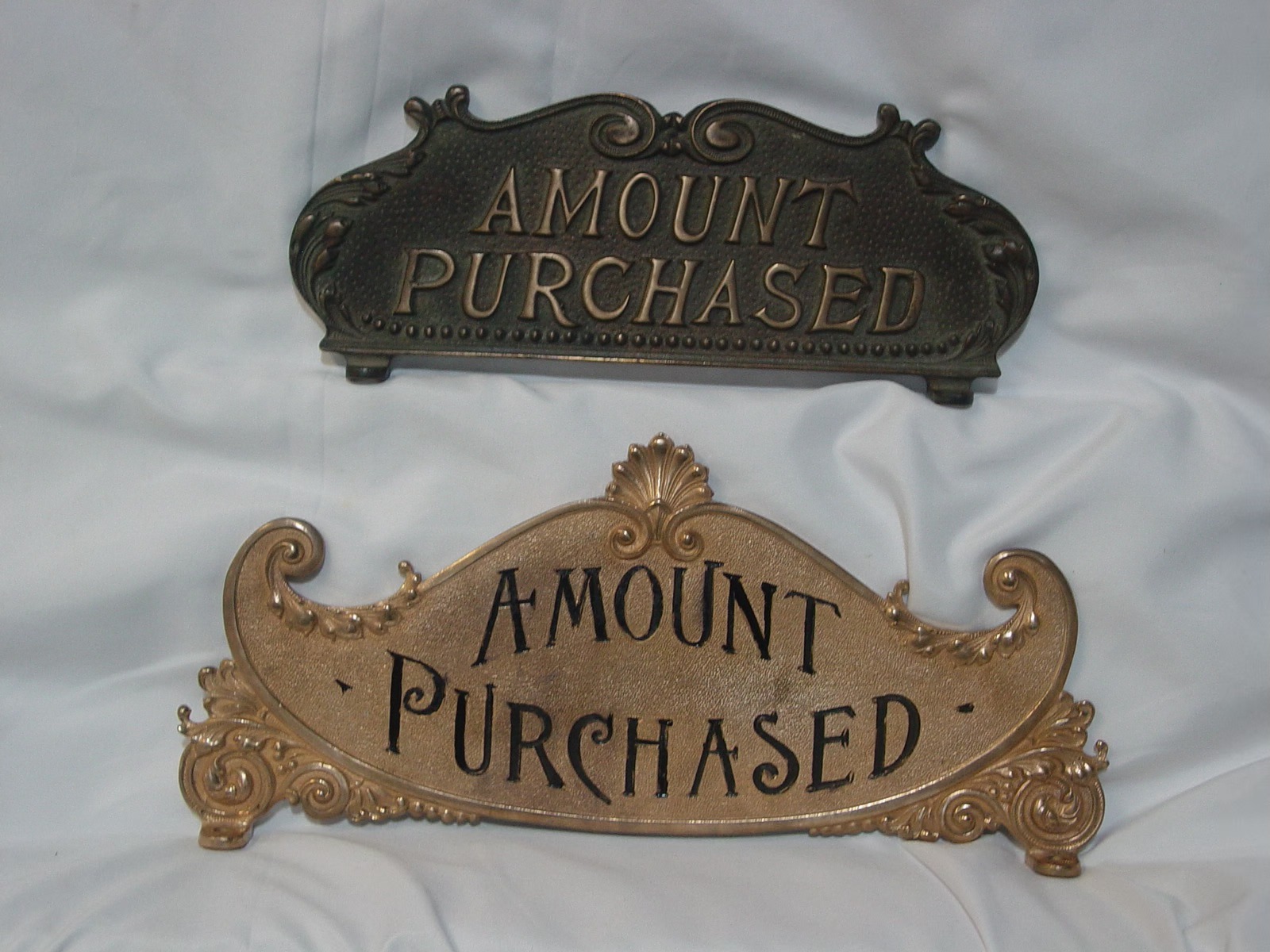 National Cash Register model 711 metal sign