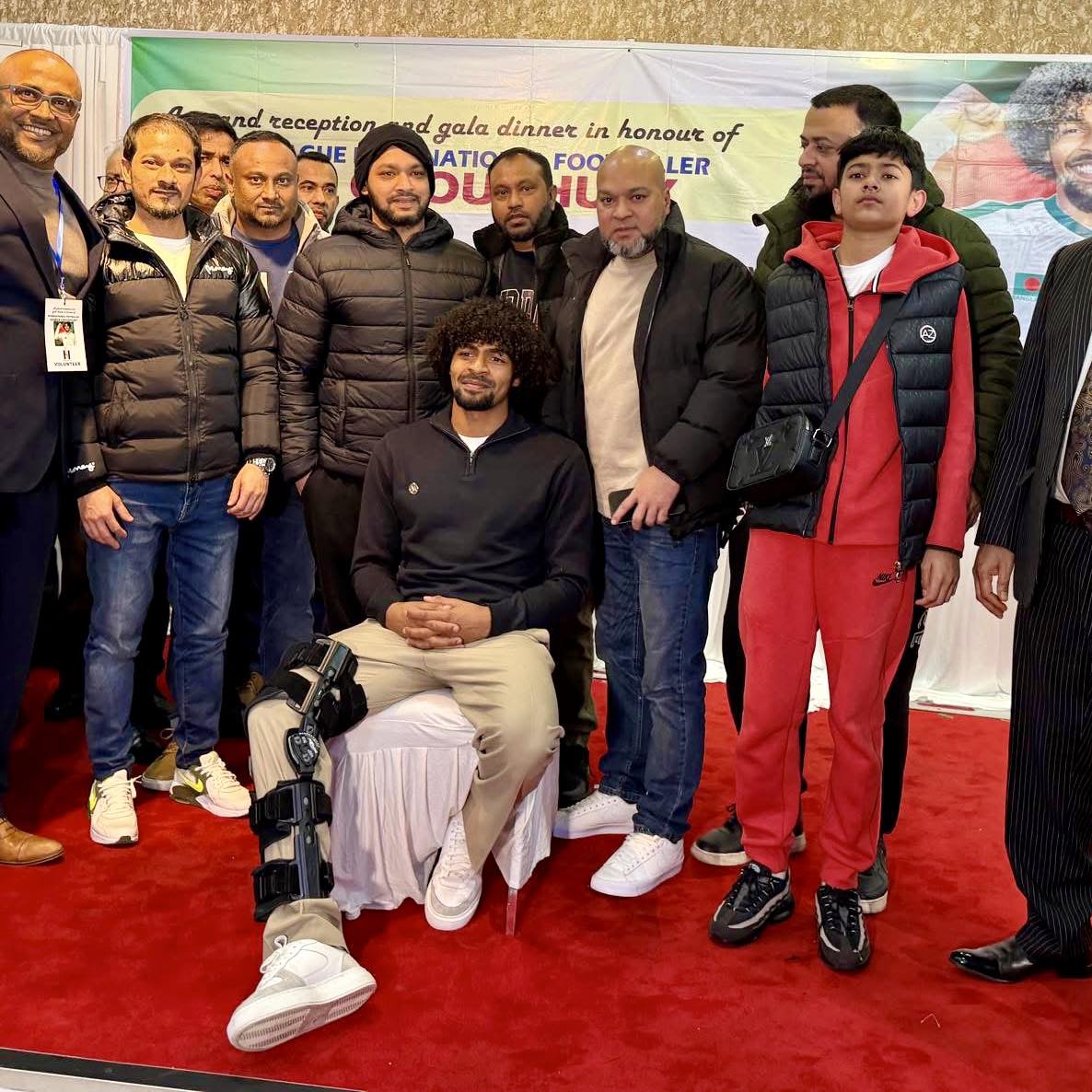 Rifat - When your knee is hurt, but you can’t miss a deshi dawat 😅 ...