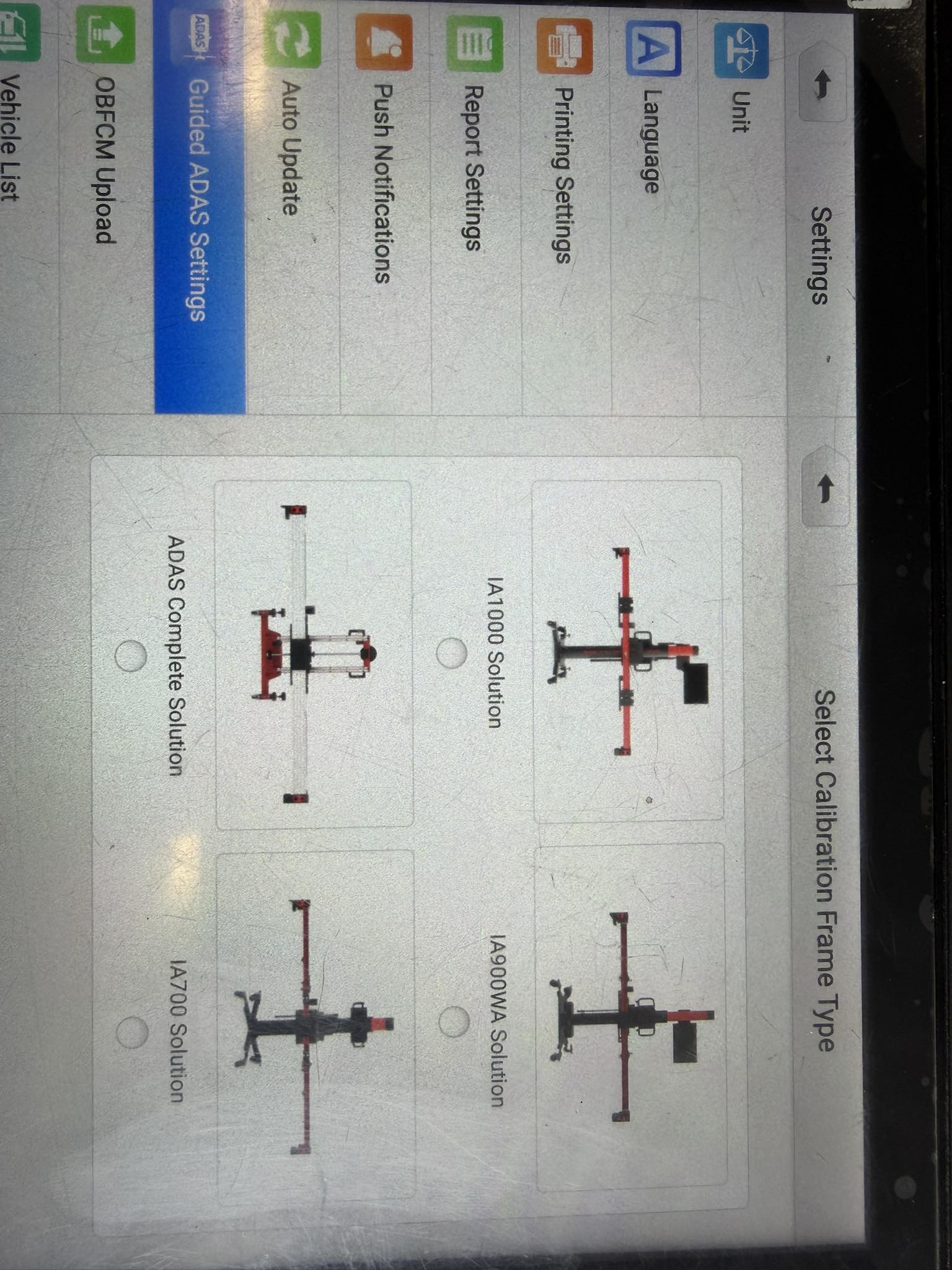 Can I use any frame with Autel MA600 scanner?